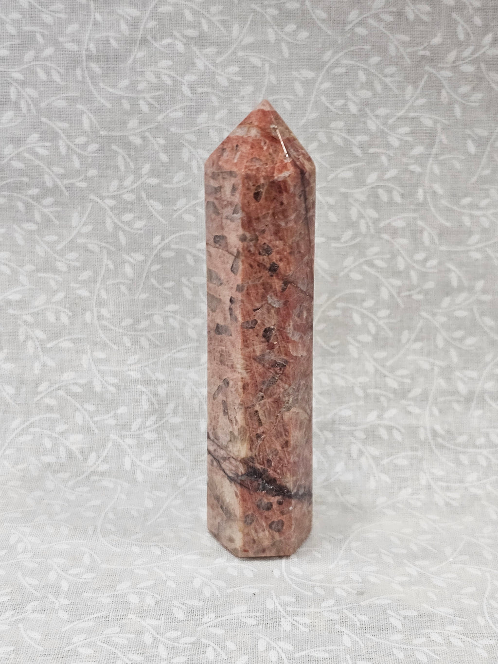 Red Granite Crystal Tower