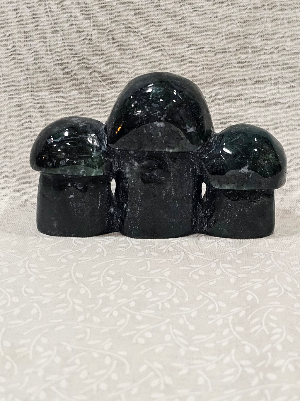Jasper Crystal Mushroom Trio 3.5 Inch
