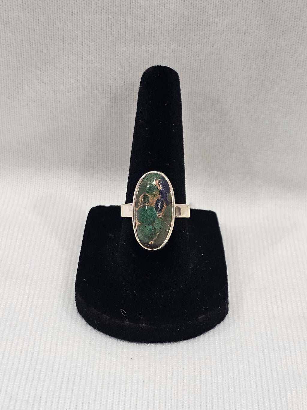 Azurite Gemstone Sterling Silver Ring 7