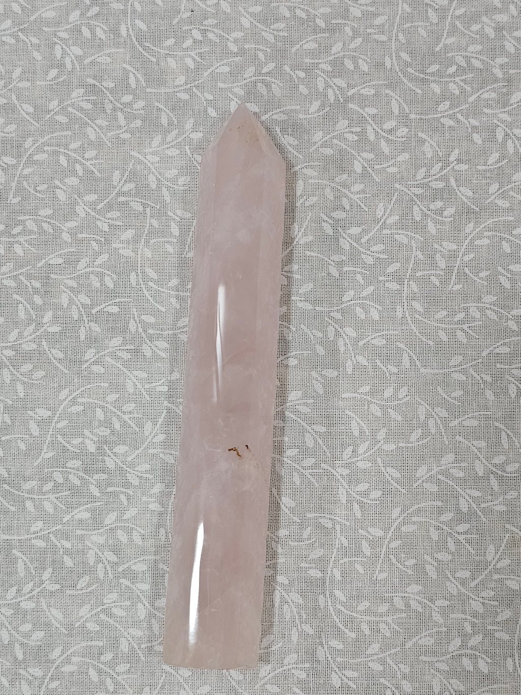 Pink Quartz Crystal Tower