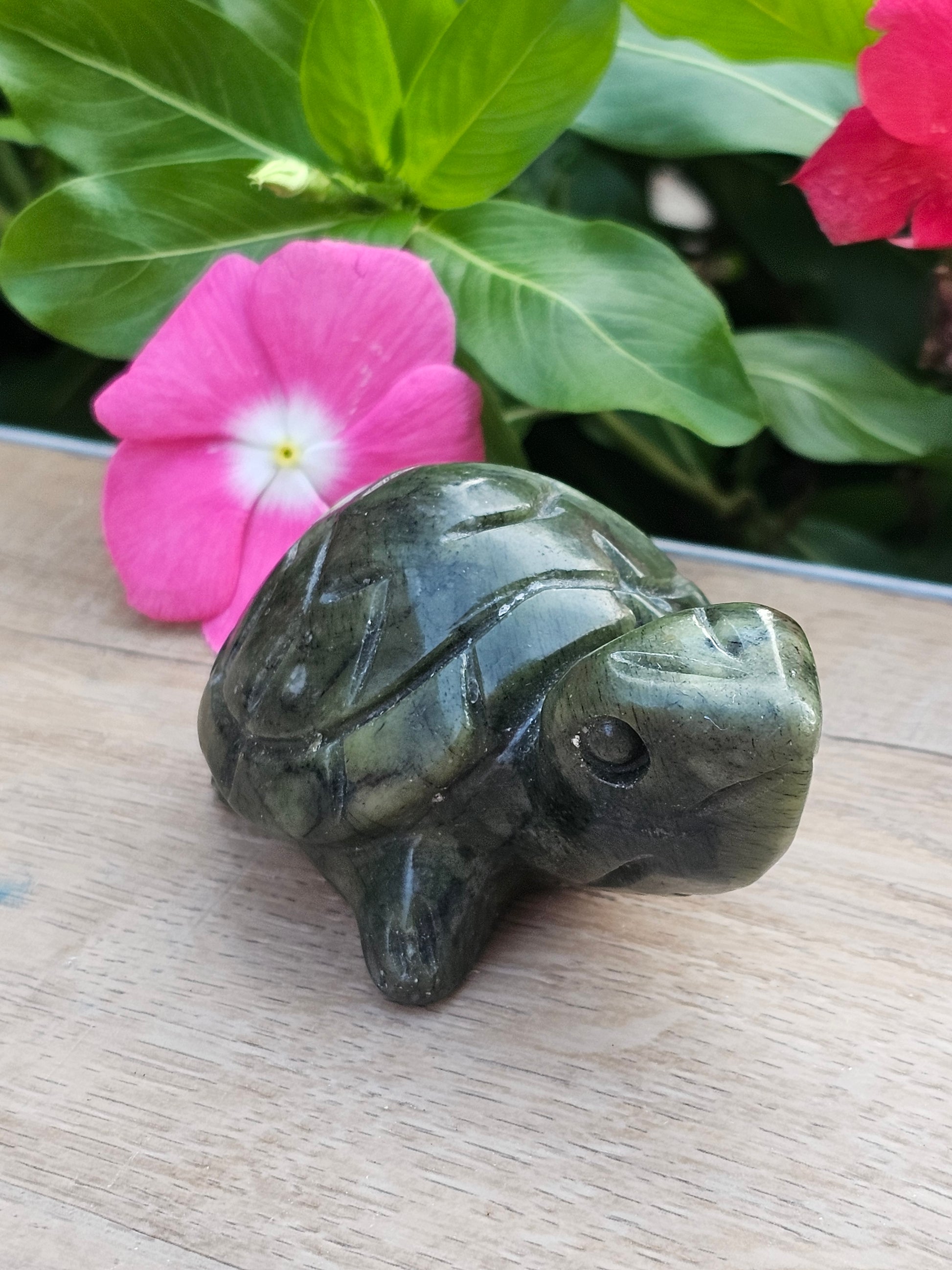 Serpentine Crystal Turtle