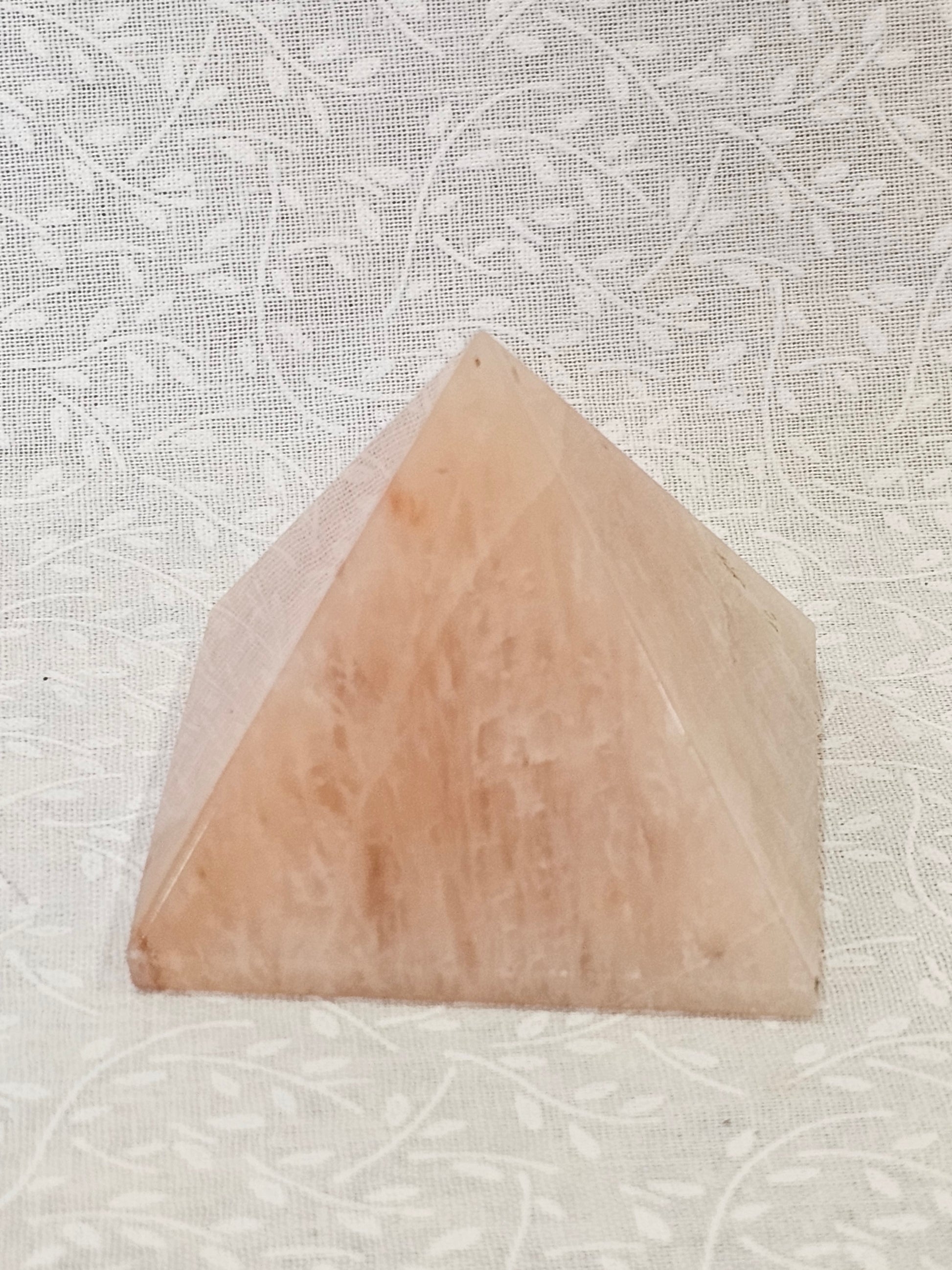 Rose Quartz Crystal Pyrimd