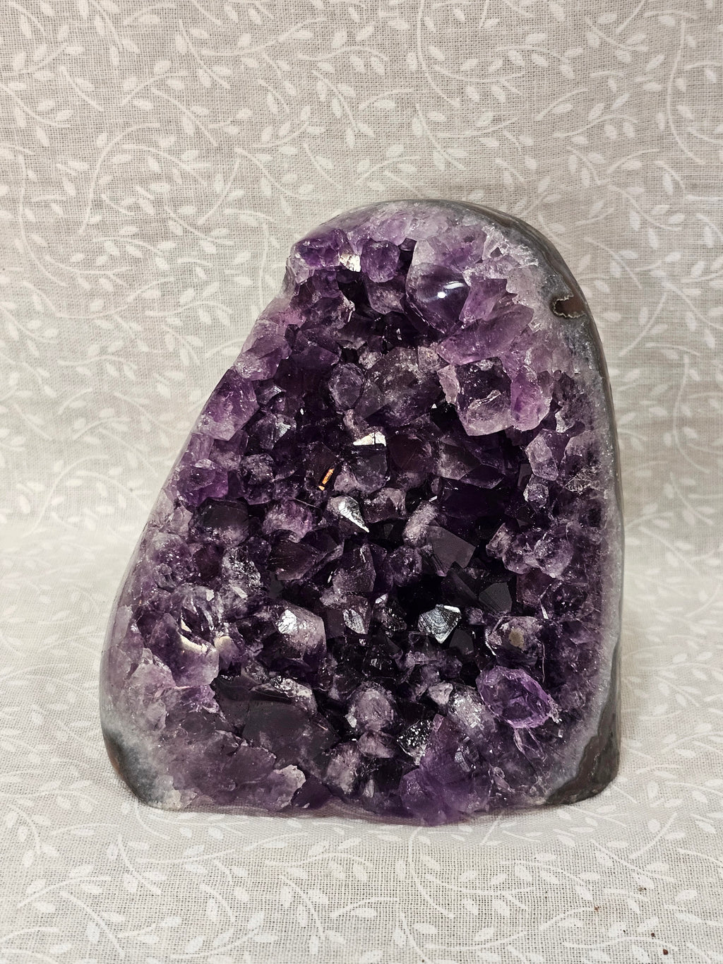 Amethyst Raw Crystal Cut Base