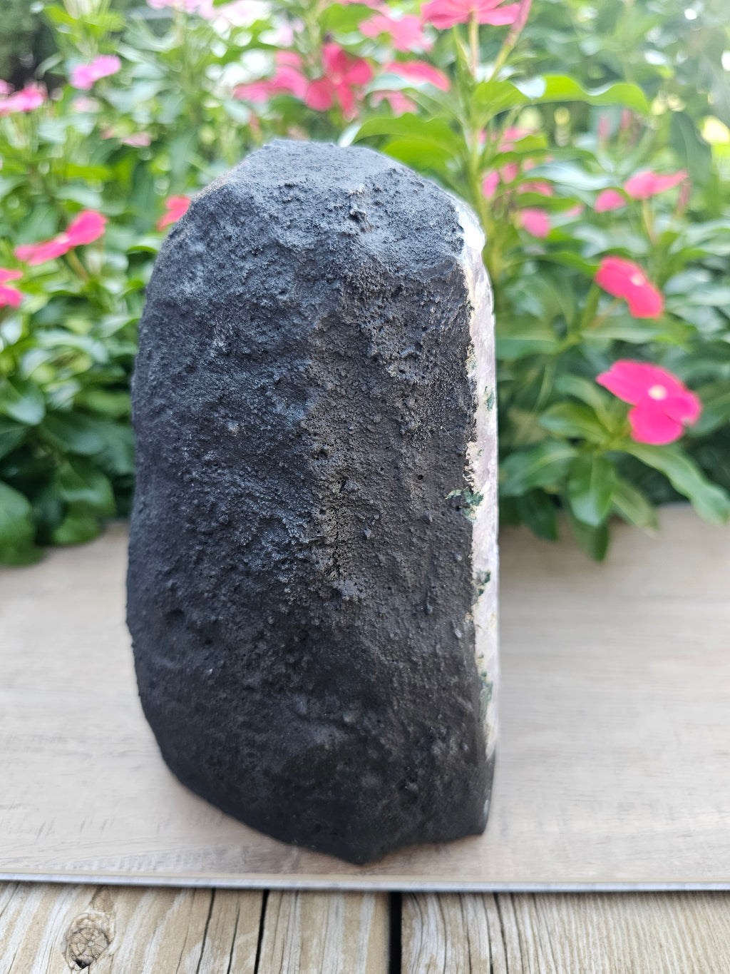 Amethyst Raw Crystal Cathedral - 7" Natural Purple Geode