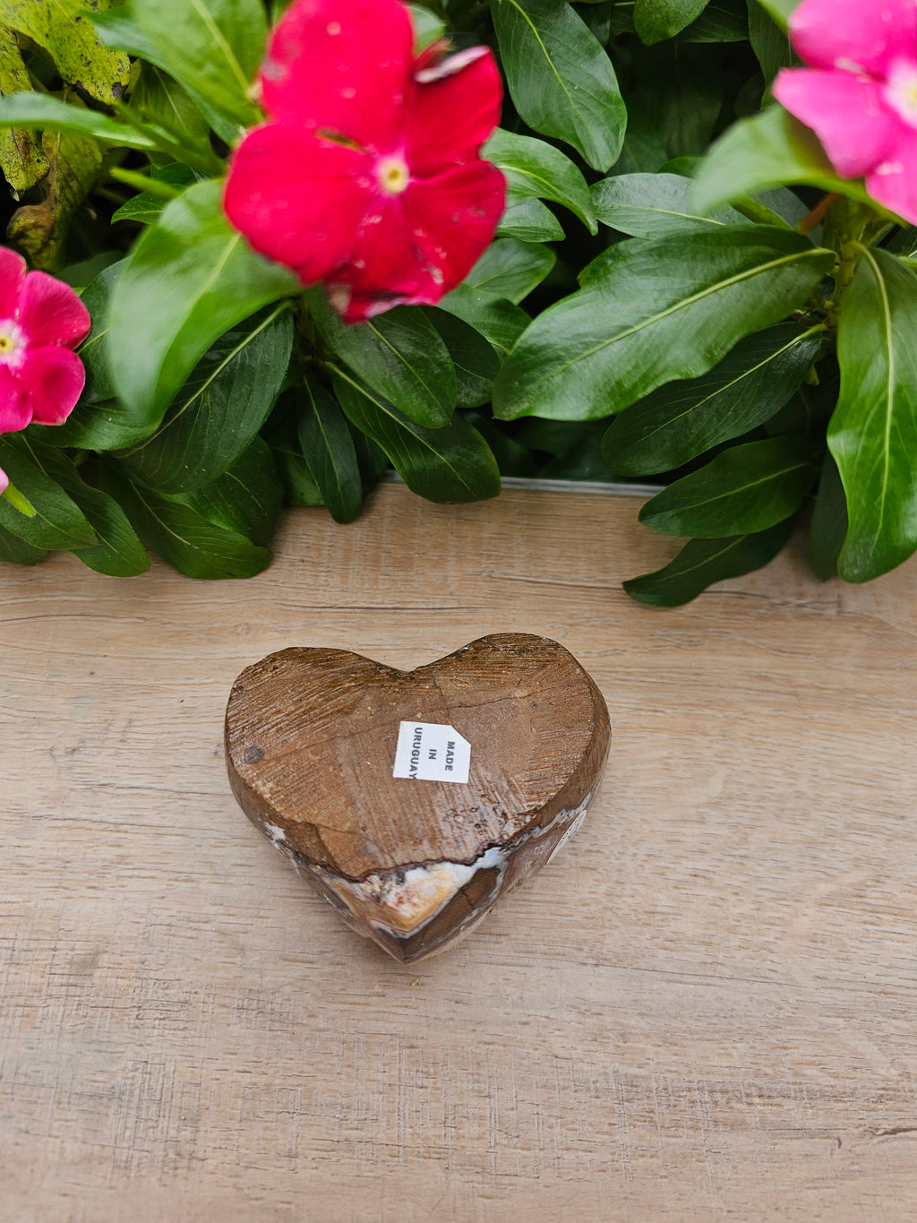 Citrine Geode Crystal Heart - 3" Natural Stone Carving
