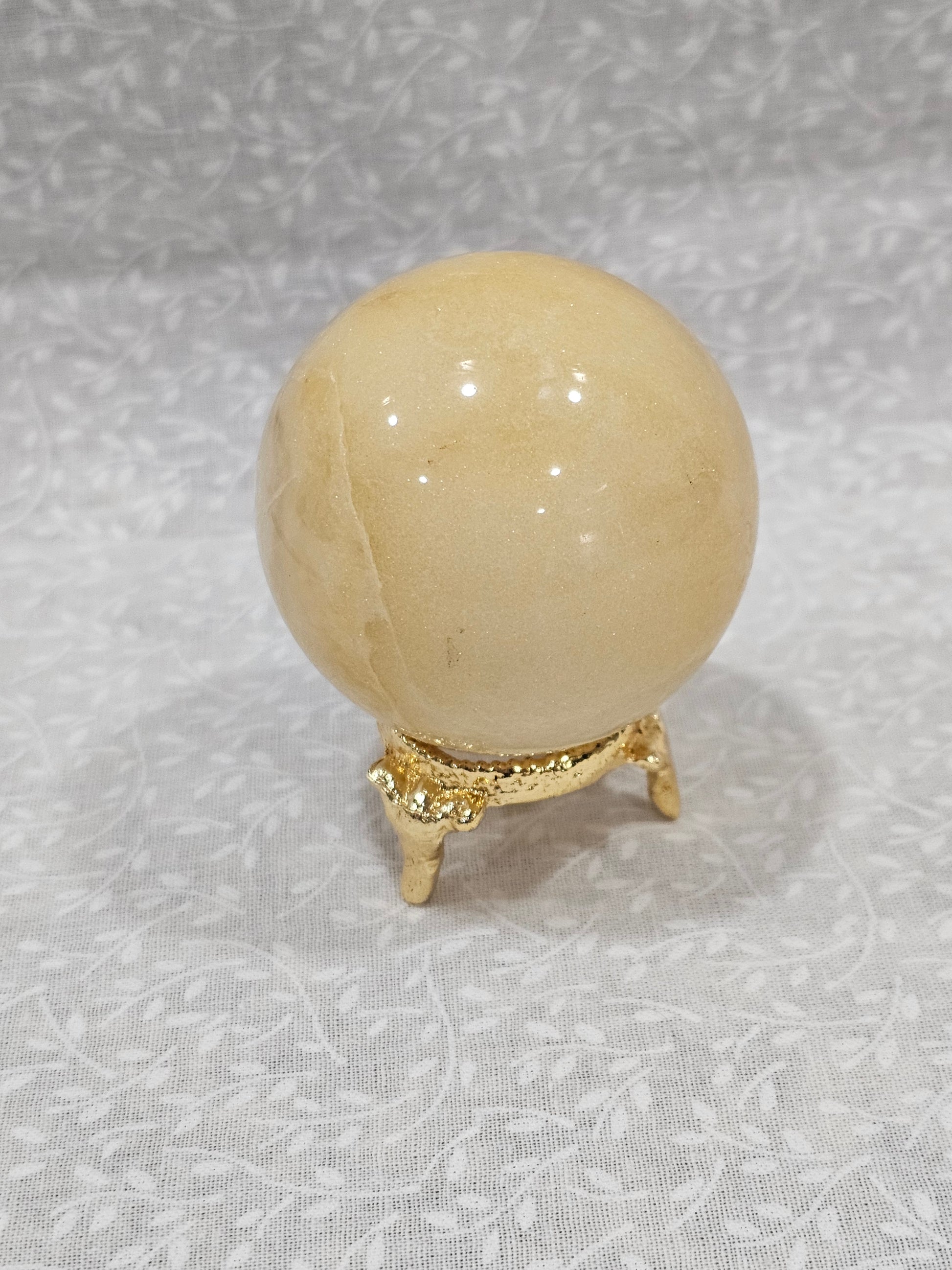 Gobi Agate Eye Crystal Sphere Rare Find