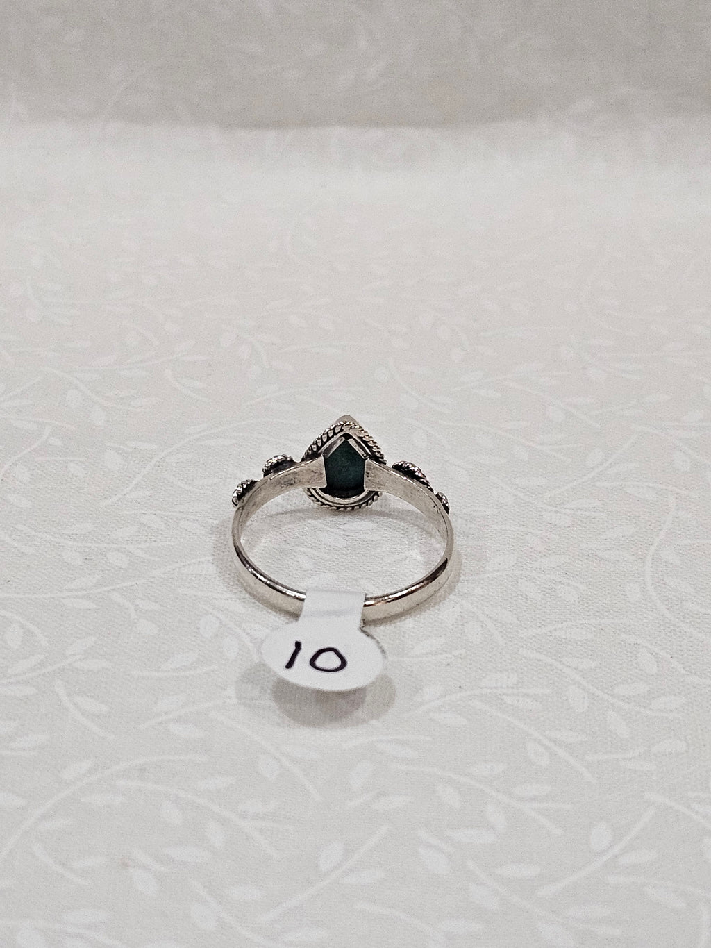 Sterling Silver Turquoise Gemstone Ring 10