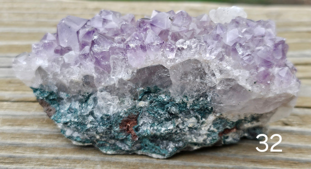 Amethyst with Quartz Raw Crystal Cluster