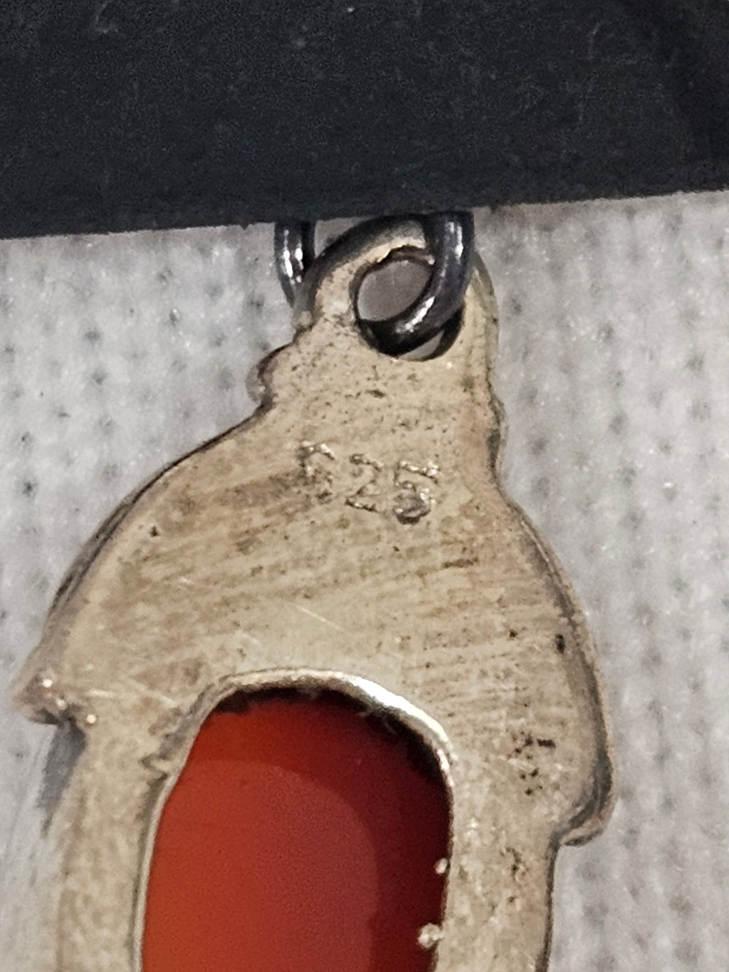 Red Carnelian Gemstone Sterling Silver Earrings