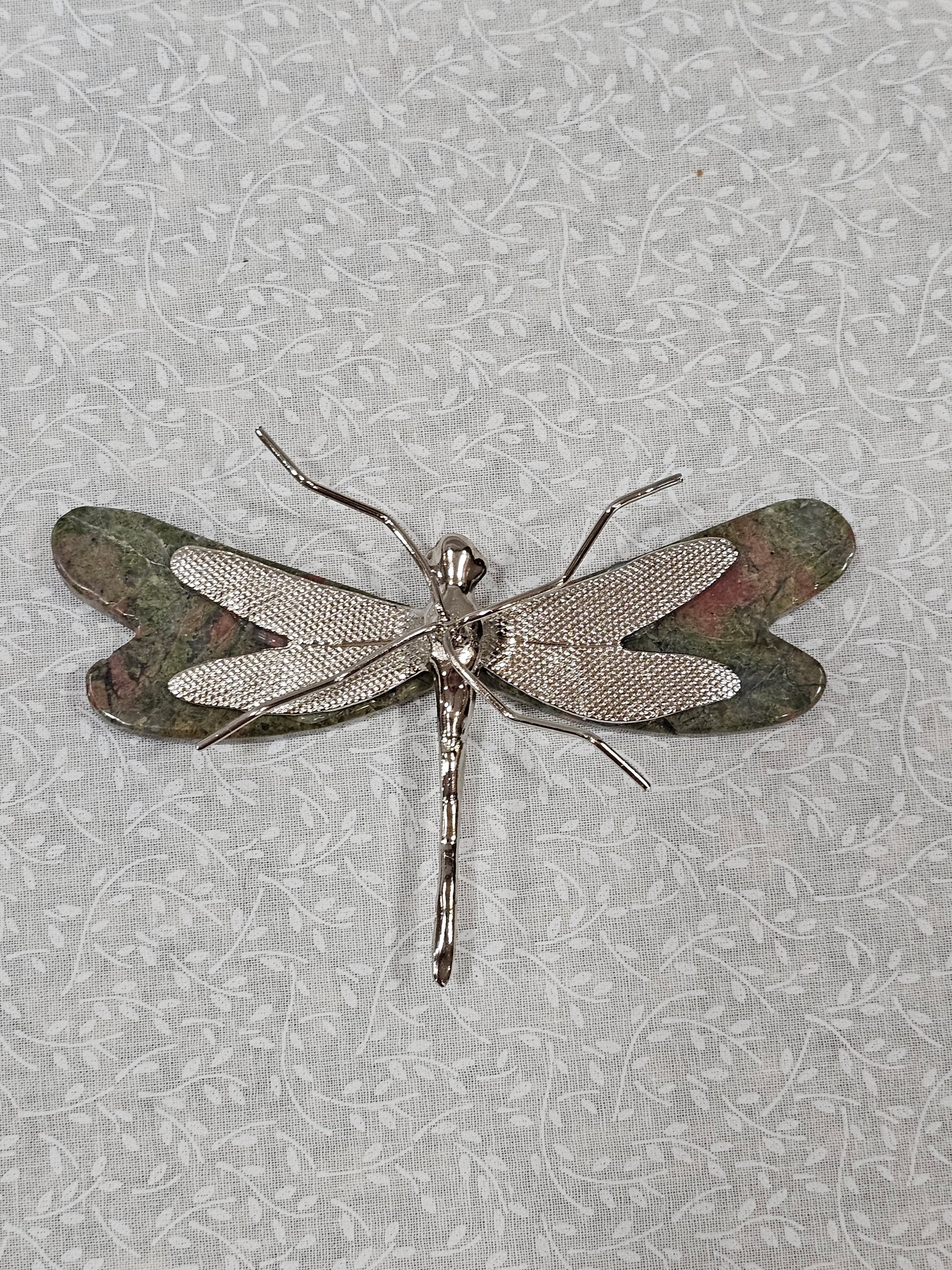 Ruby Zoisite Crystal Dragonfly