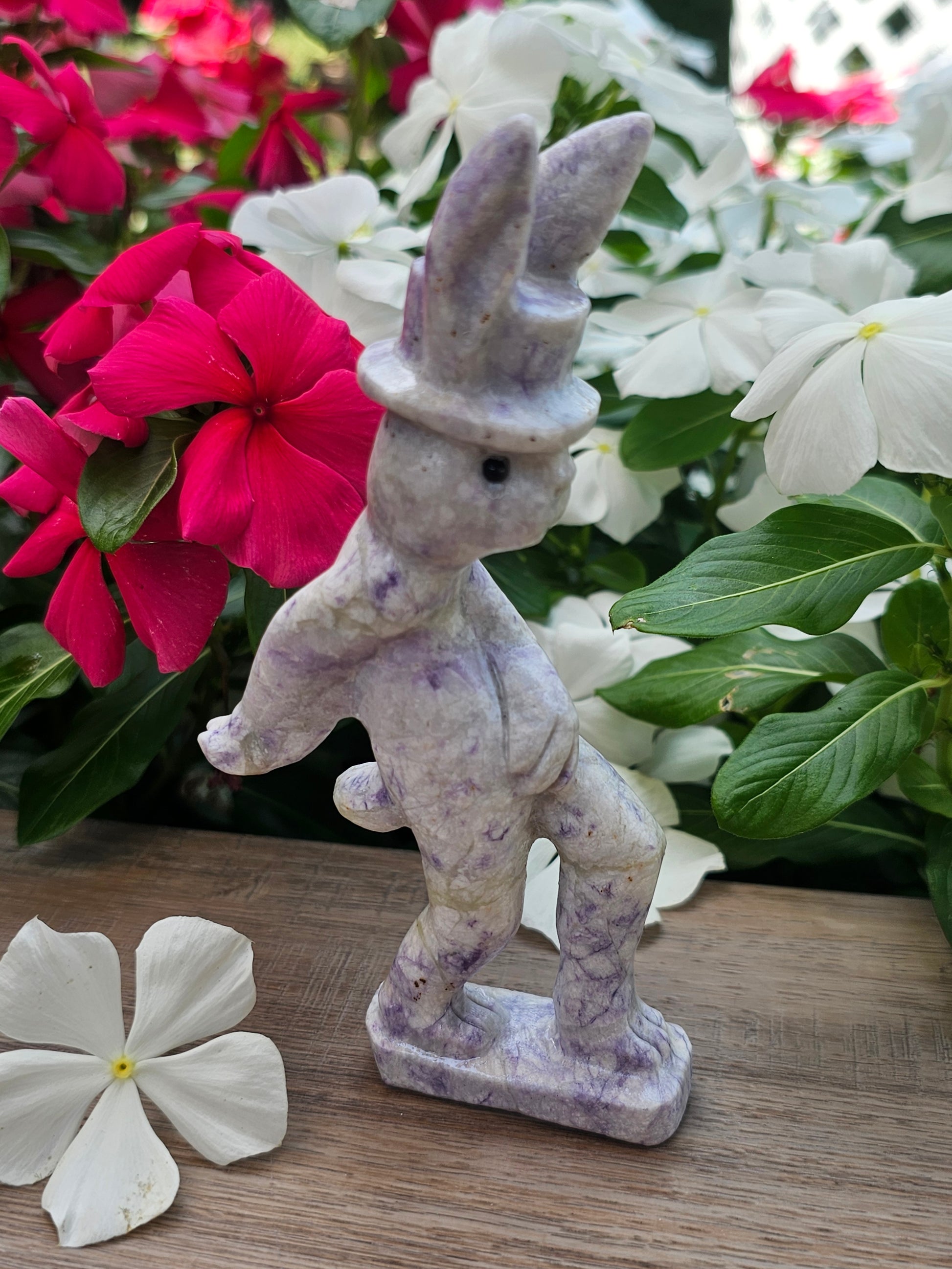 Lepidolite Crystal Rabbit Bunny