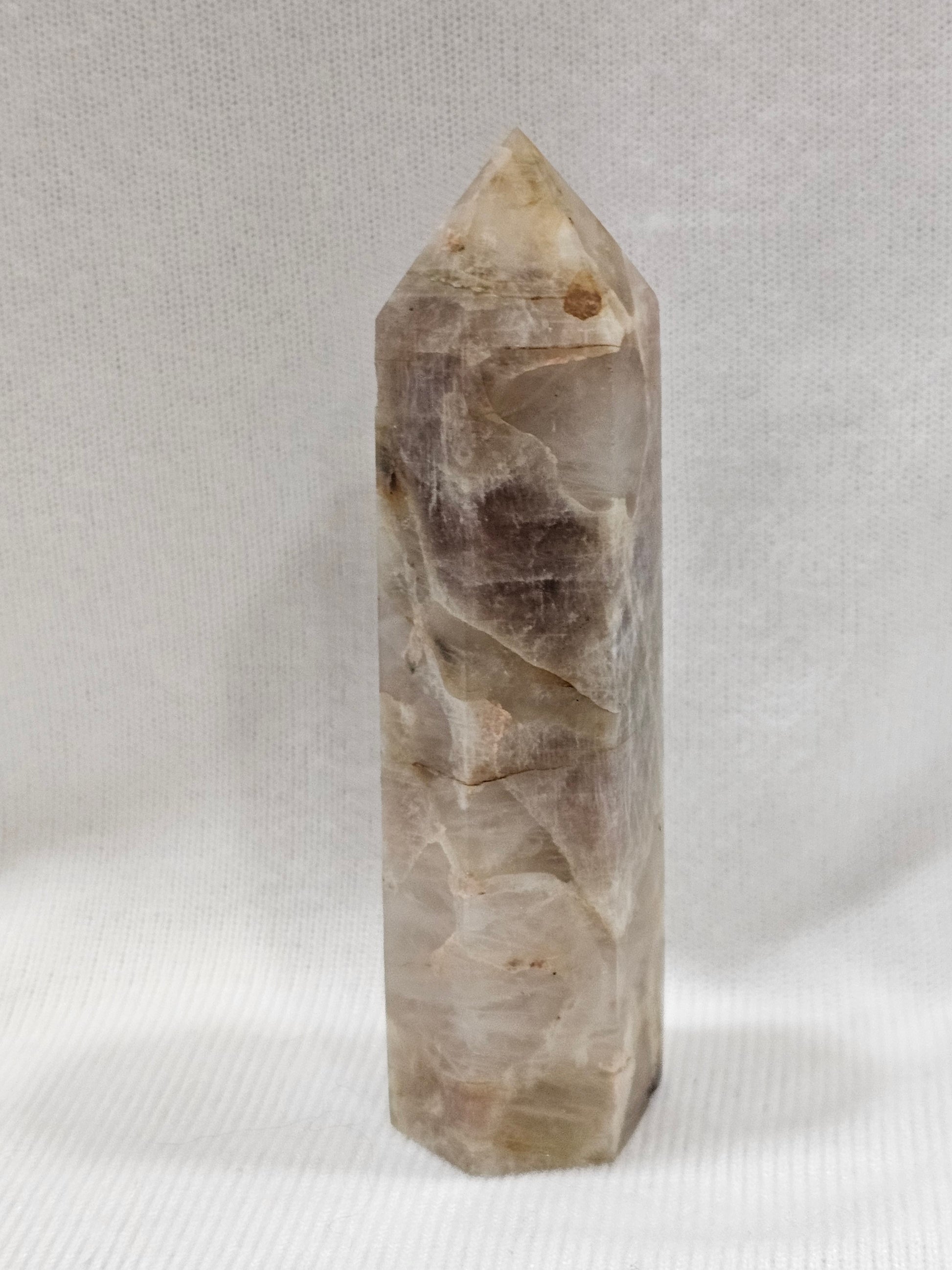 Flower Agate Crystal Tower