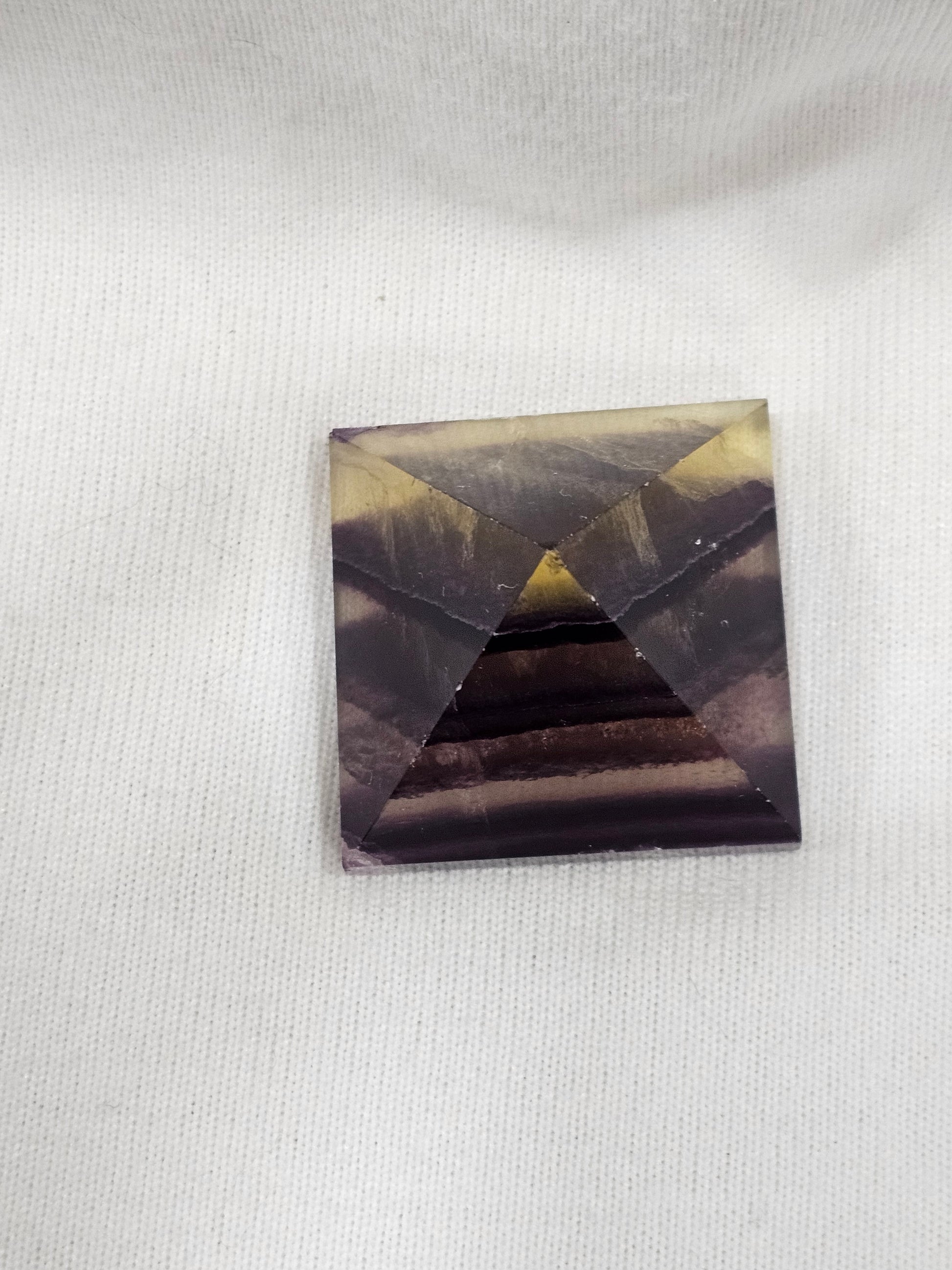 Fluorite Crystal Pyramid