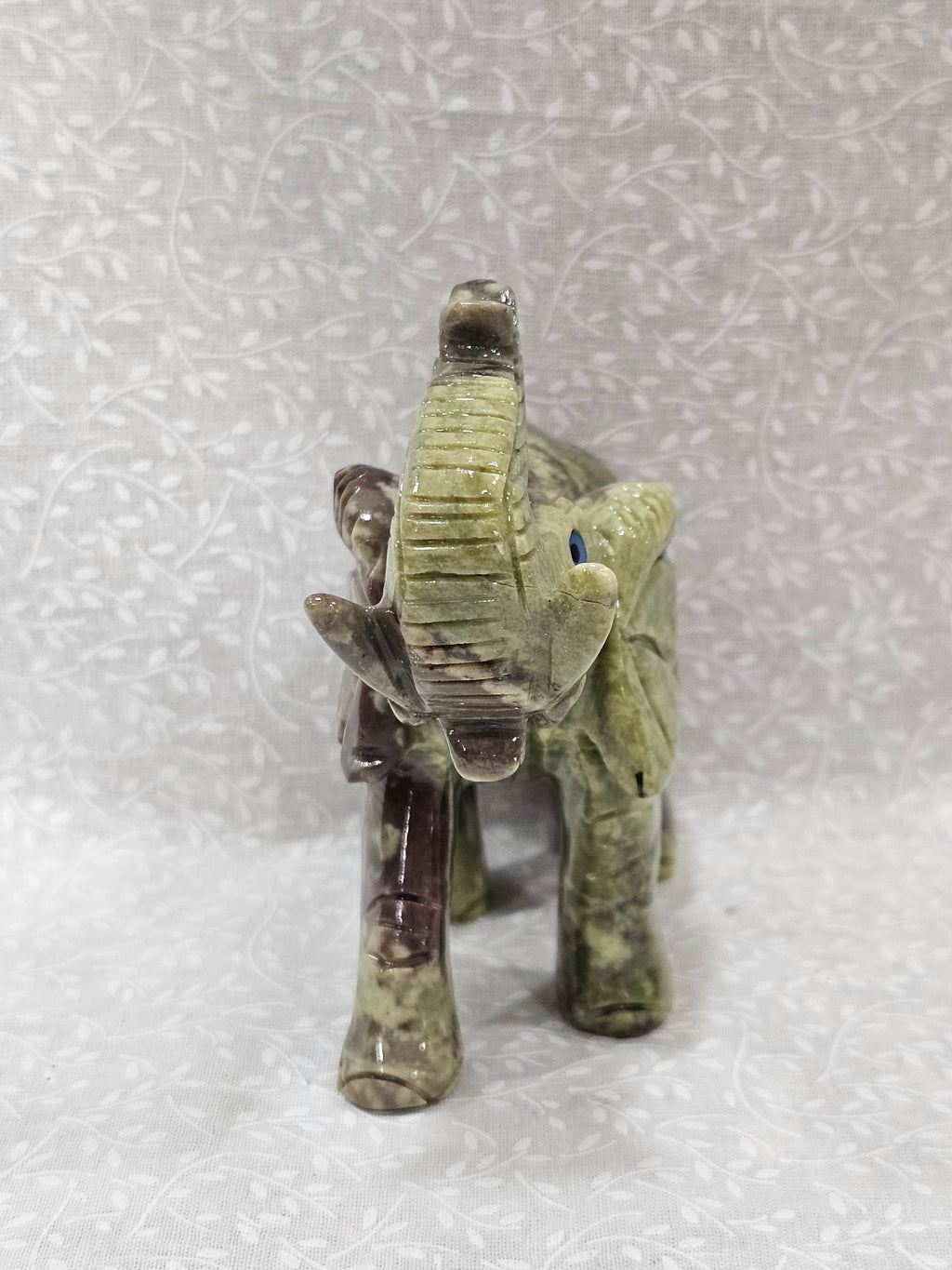 Serpentine Crystal Elephant