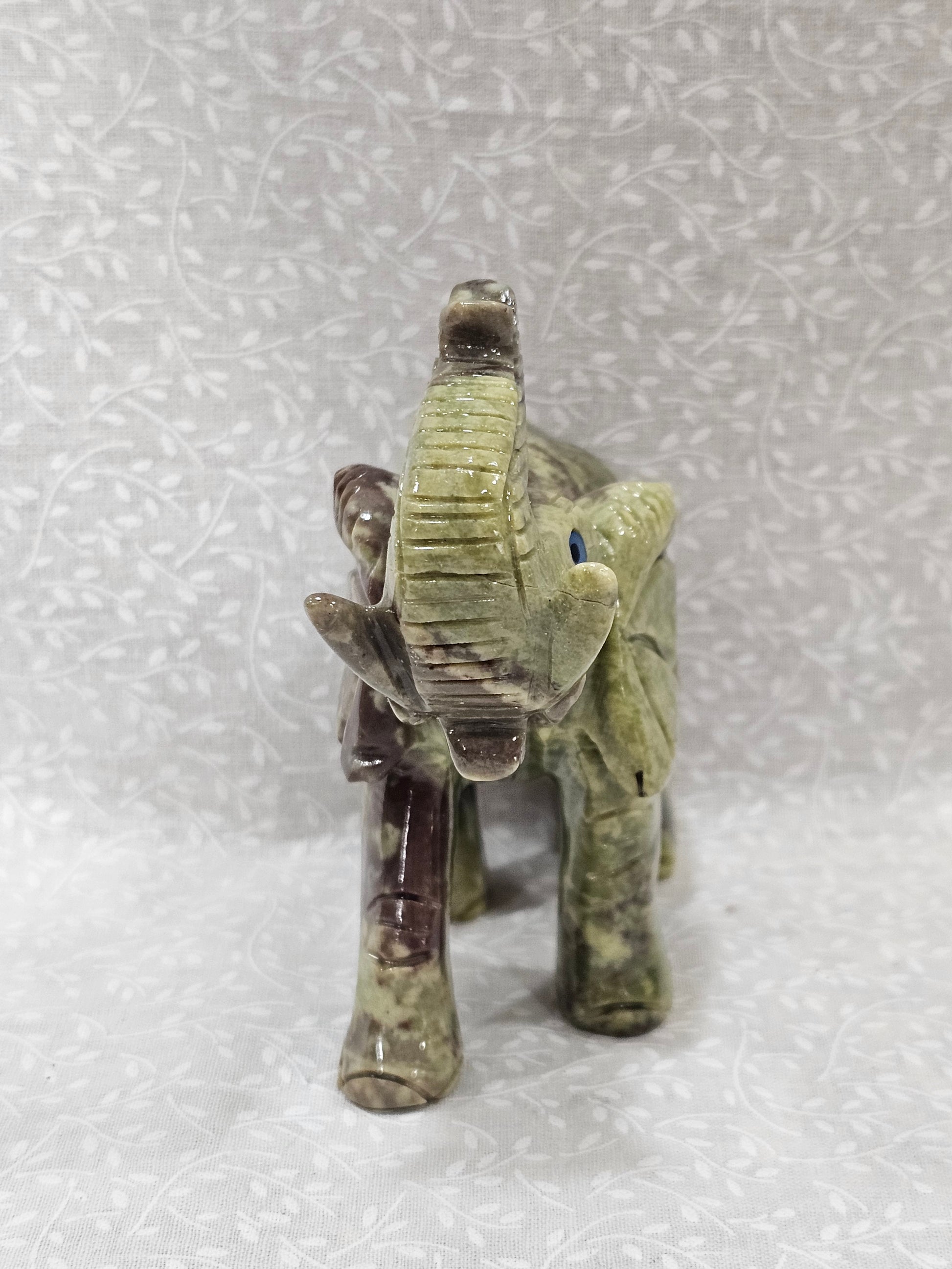 Serpentine Crystal Elephant