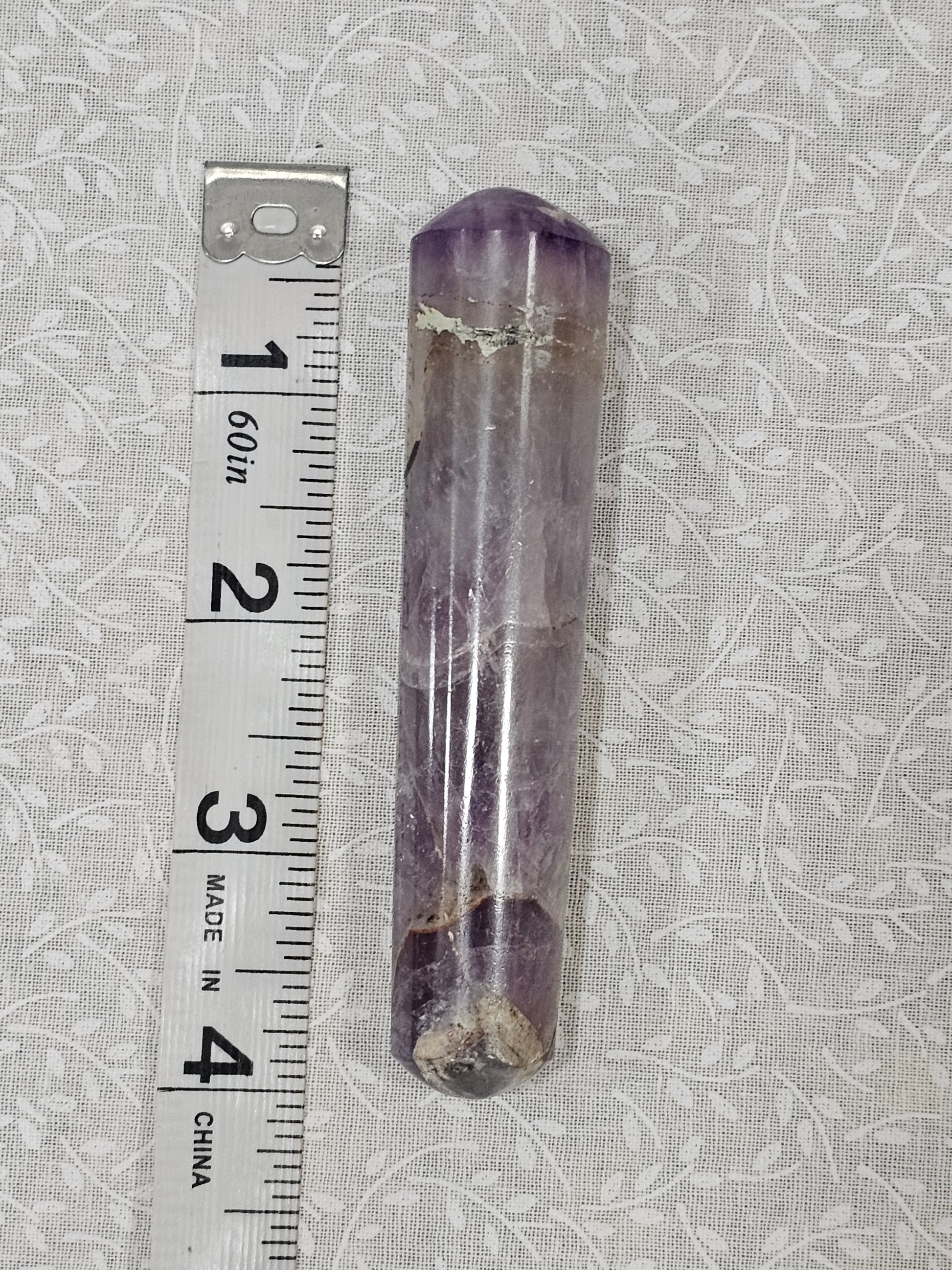Amethyst Crystal Message Wand