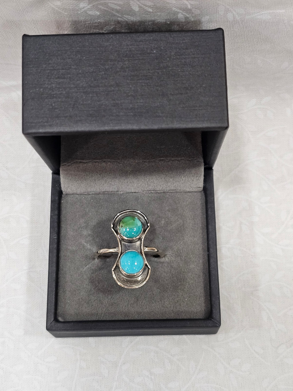 Sterling Silver Turquoise Gemstone Ring 8
