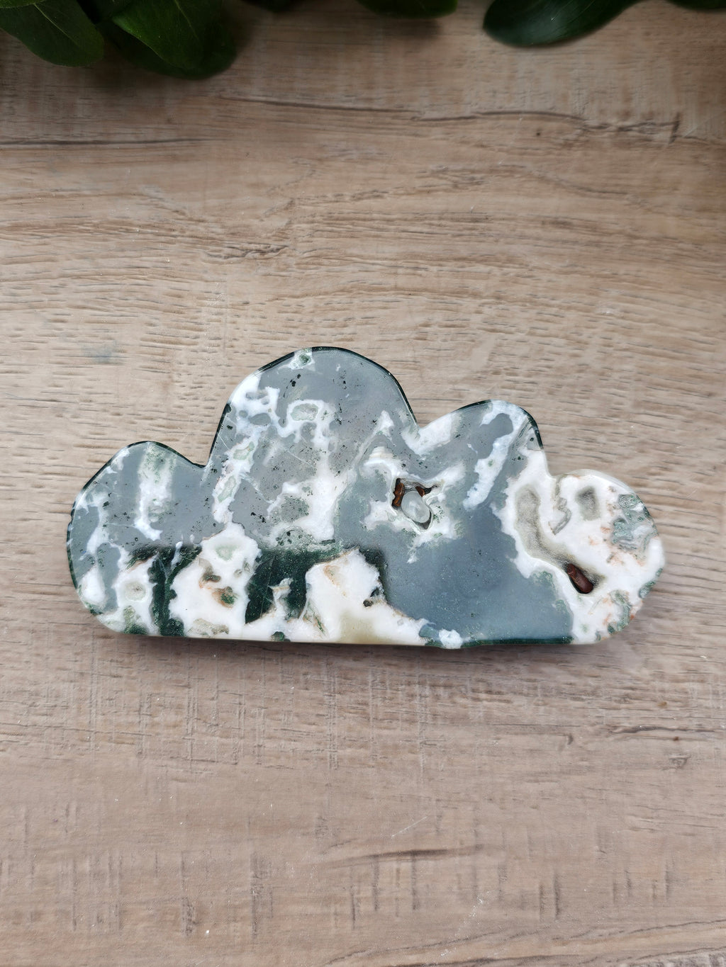 Moss Agate Crystal Cloud - Natural Healing Stone