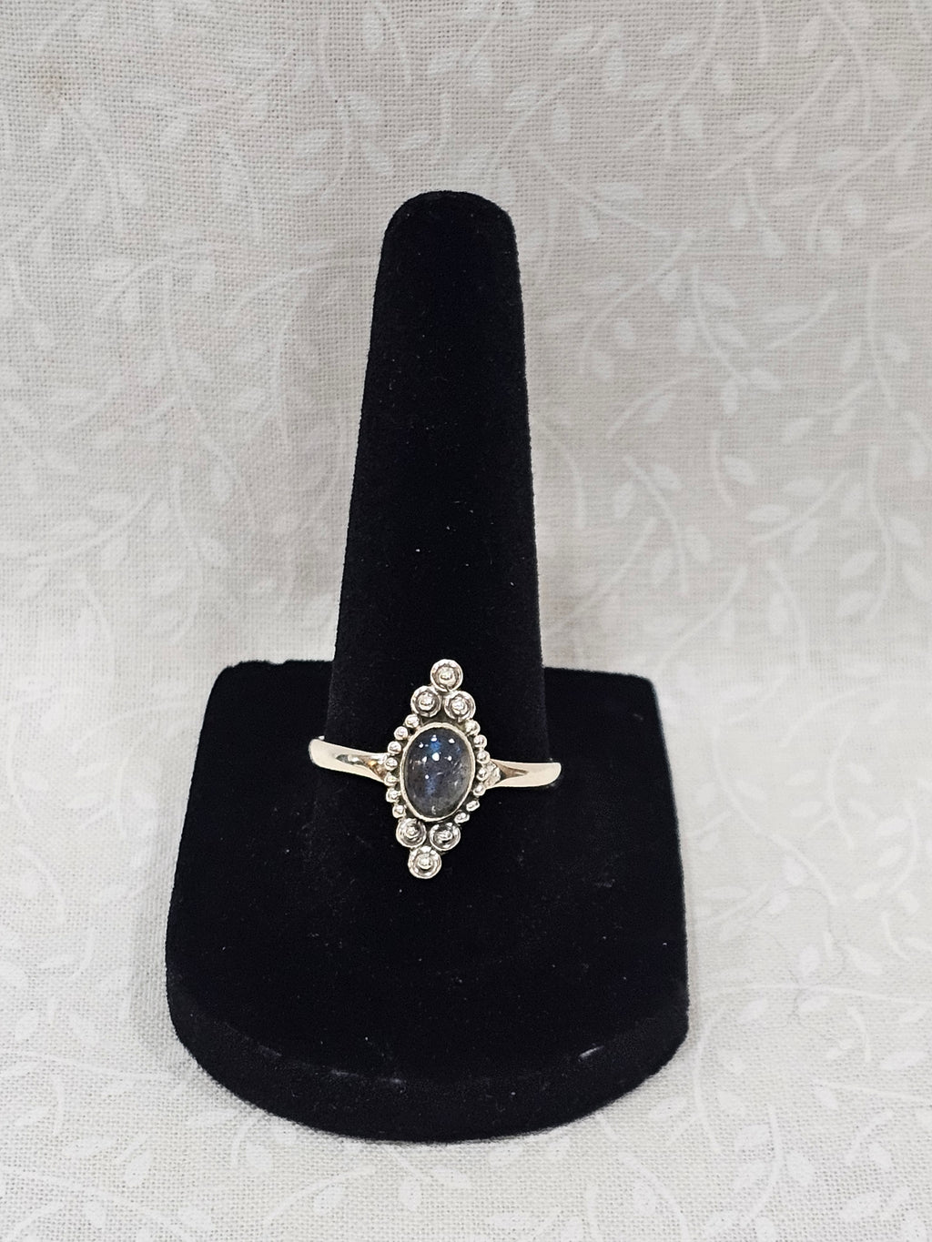 Sterling Silver Labradorite Gemstone Ring 9