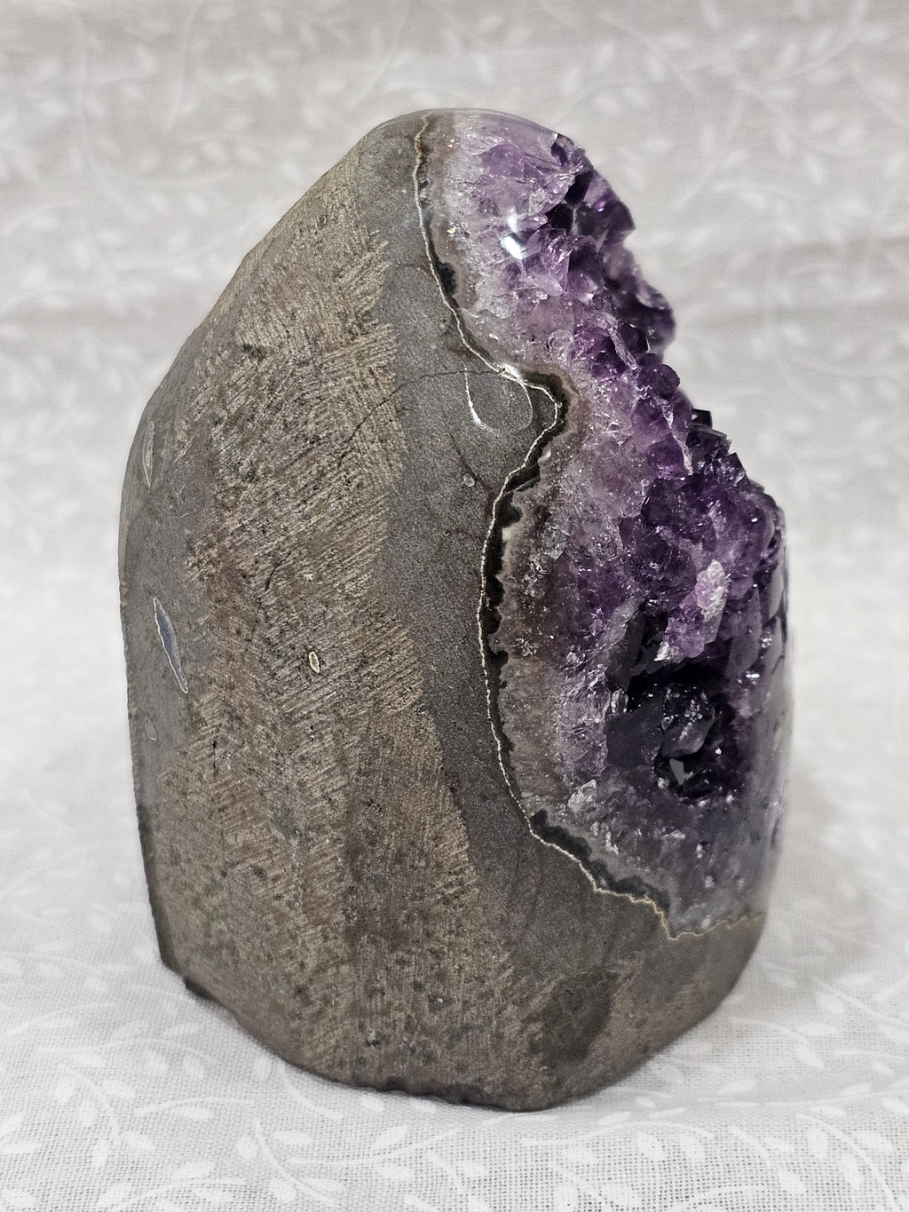 Amethyst Raw Crystal Cut Base