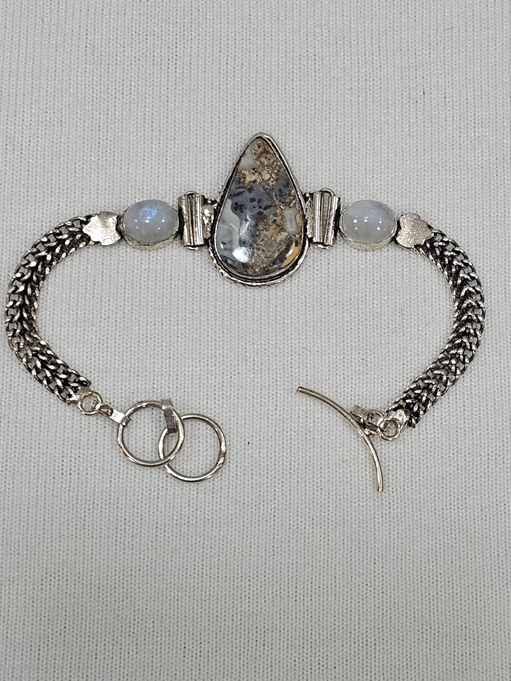Maligano Jasper Sterling Silver Bracelet