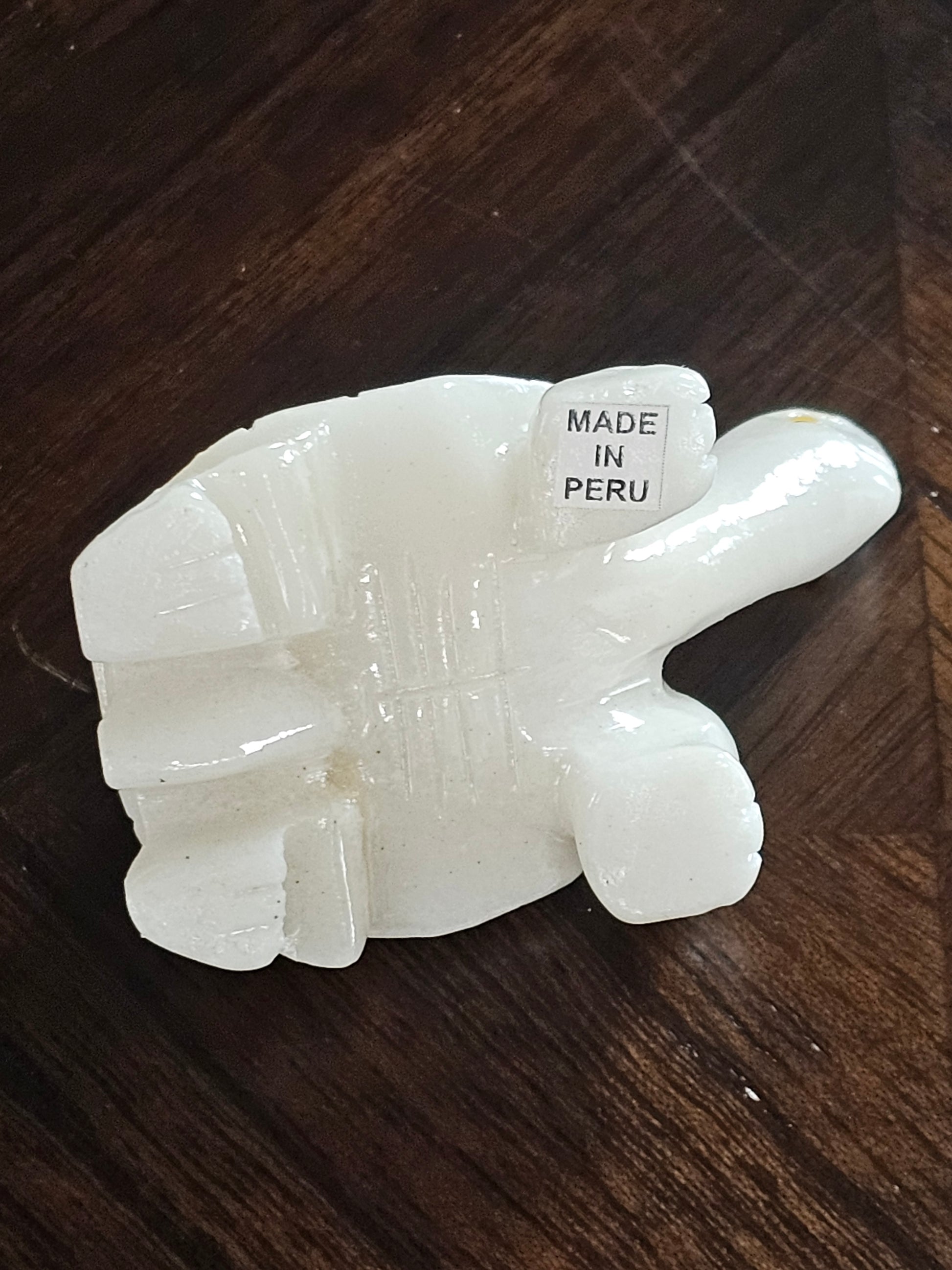 White Onyx Crystal Turtle