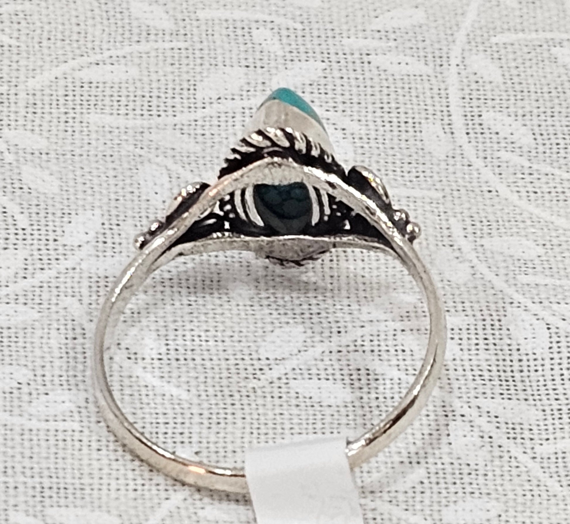 Sterling Silver Turquoise Gemstone Ring 7