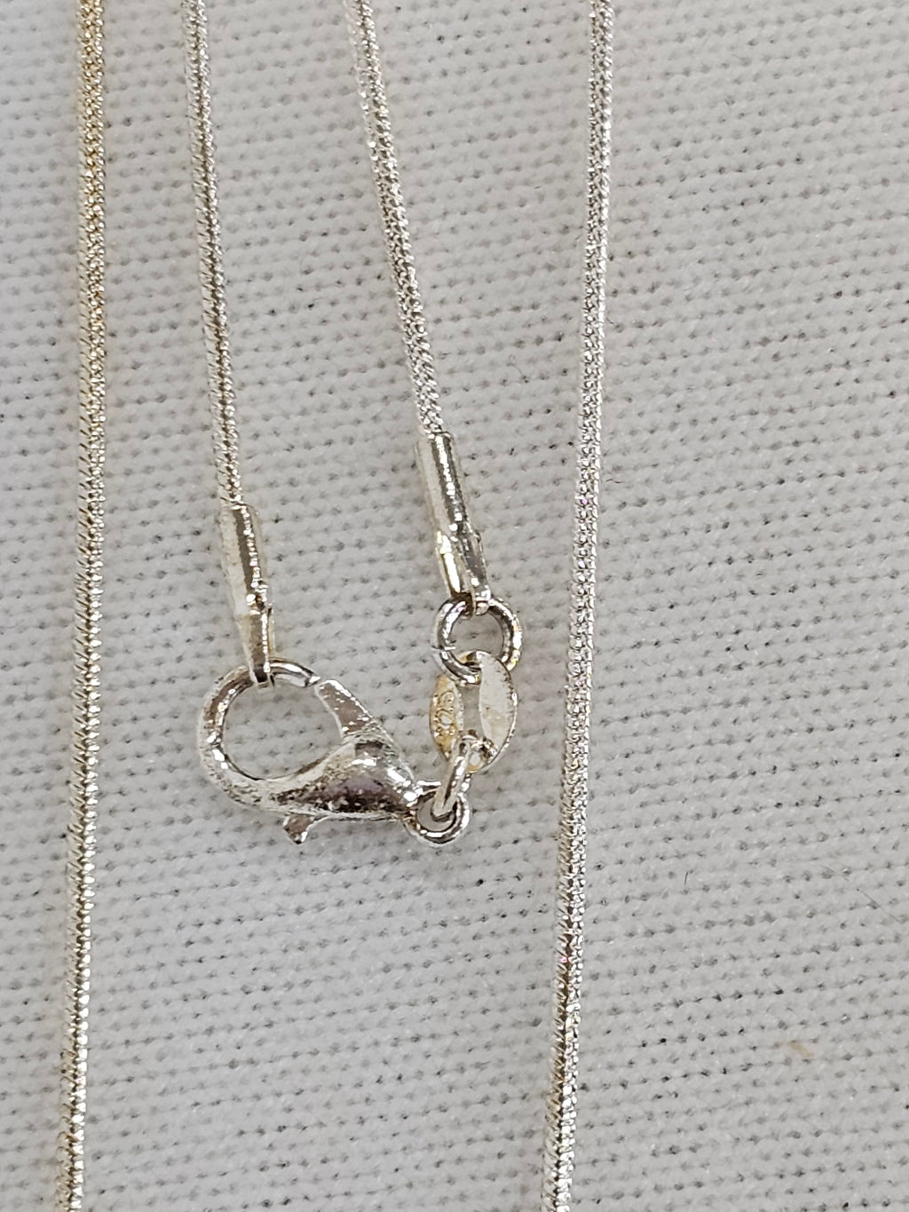 Sapphire Gemstone Momma & Baby Dolphin Pendant - Sterling Silver Necklace 24" Chain