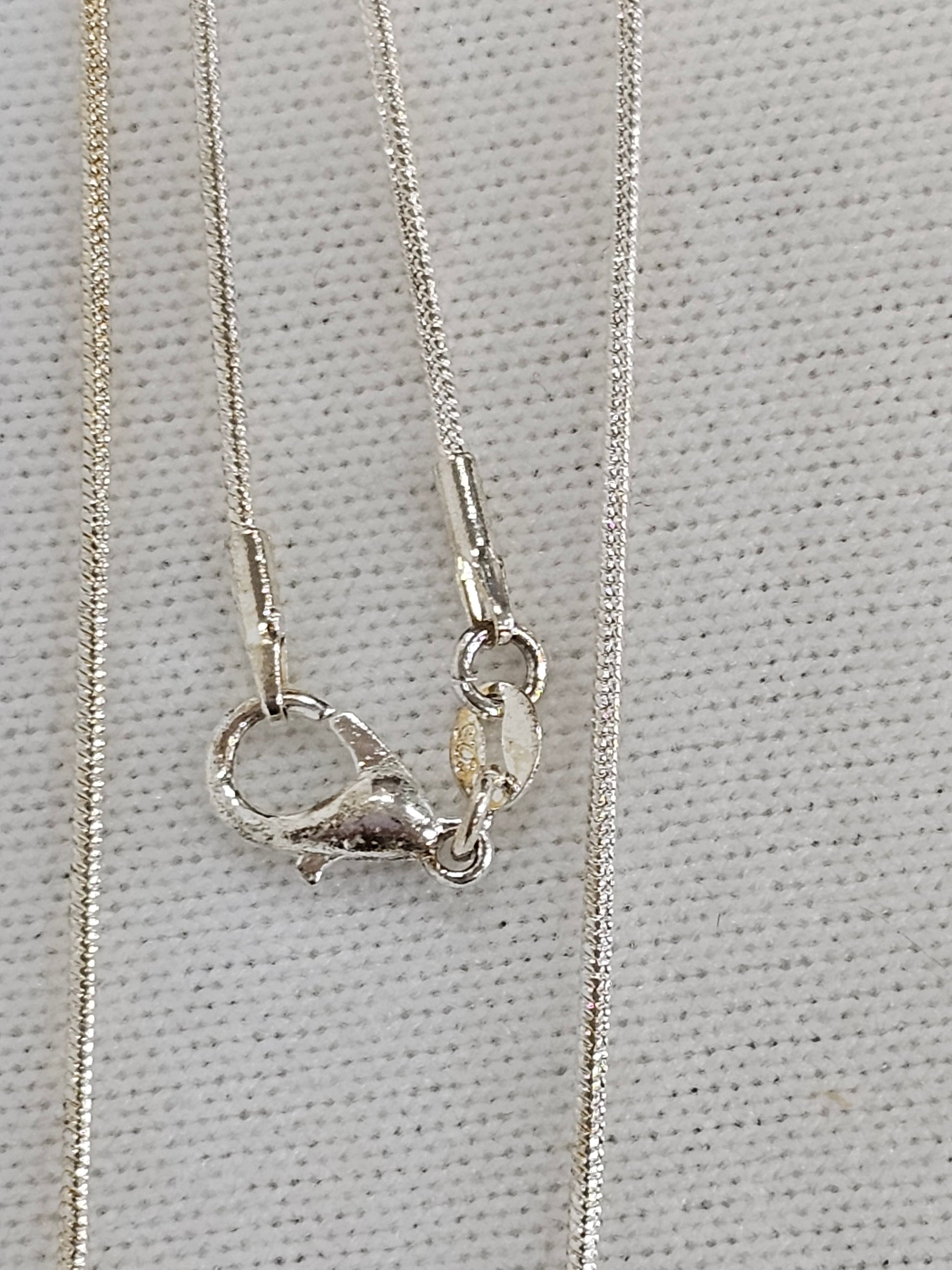 Sapphire Gemstone Momma & Baby Dolphin Pendant - Sterling Silver Necklace 24" Chain