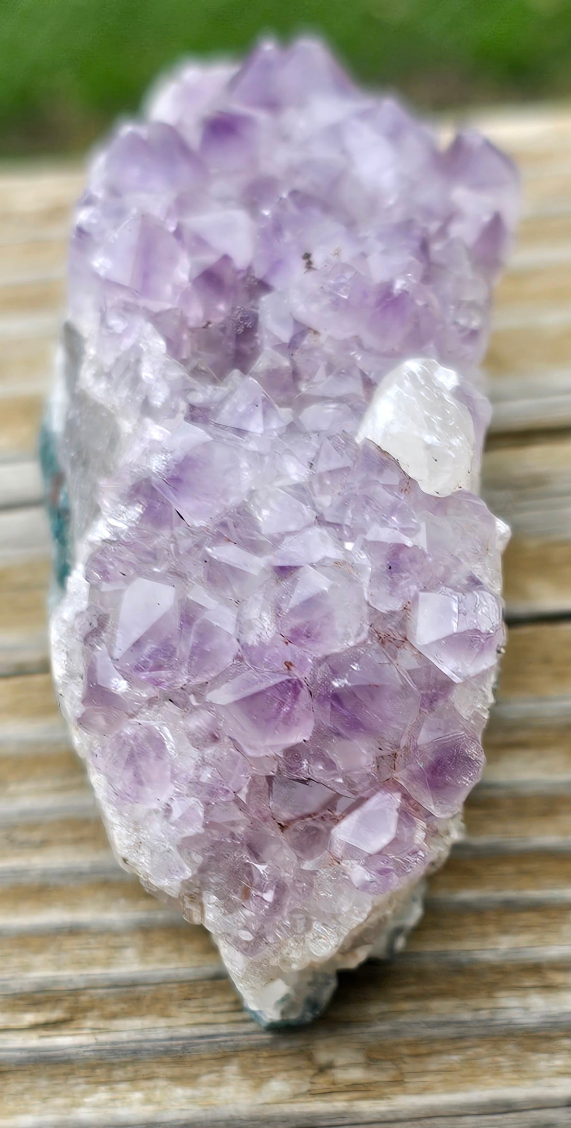 Amethyst with Quartz Raw Crystal Cluster