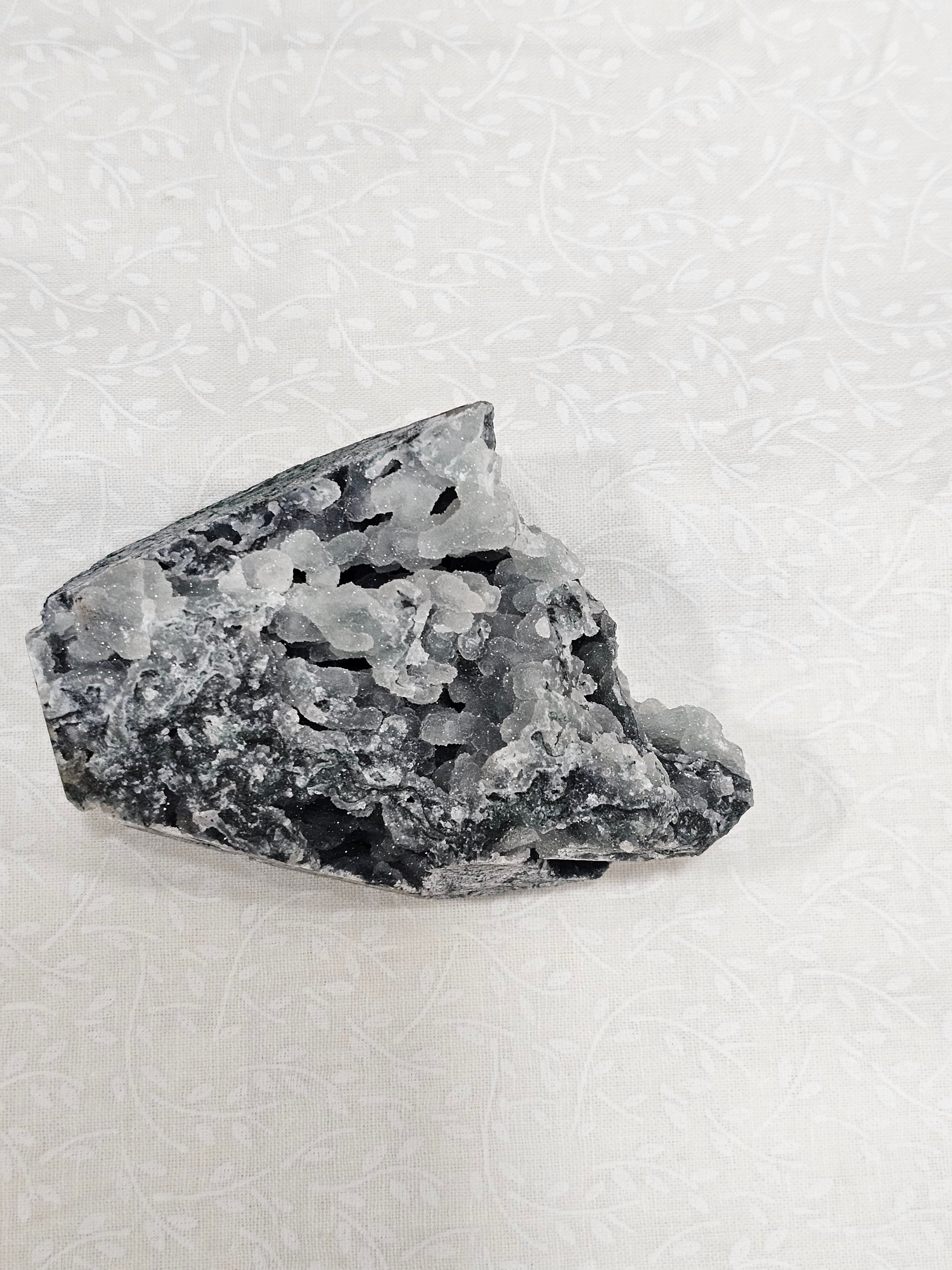 Sugar Fluorite Raw Crystal Cluster