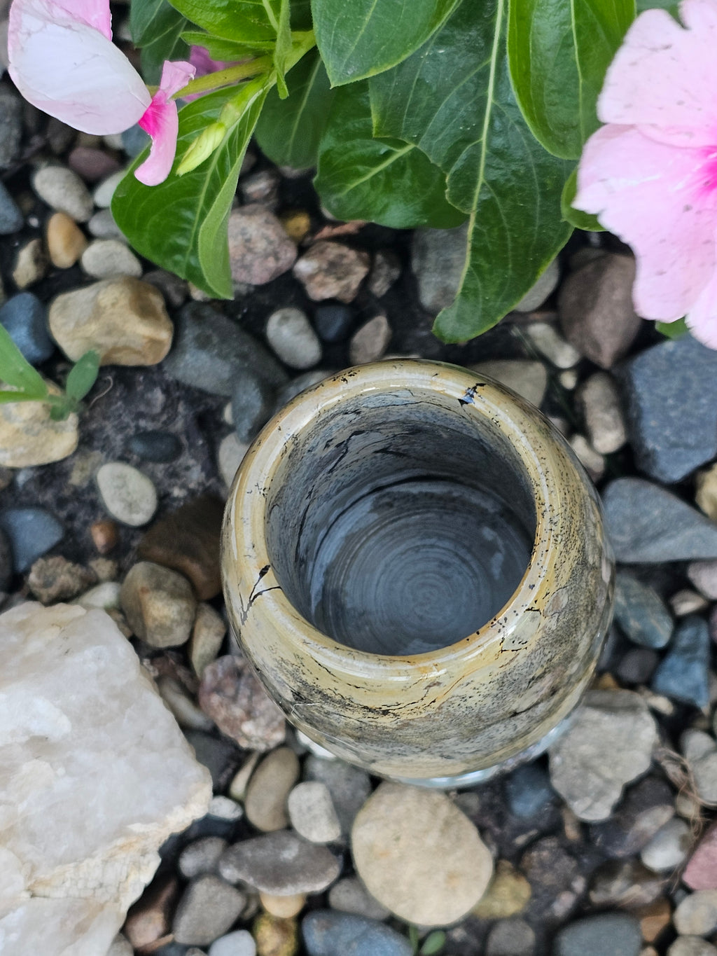 Picture Jasper Crystal Vase