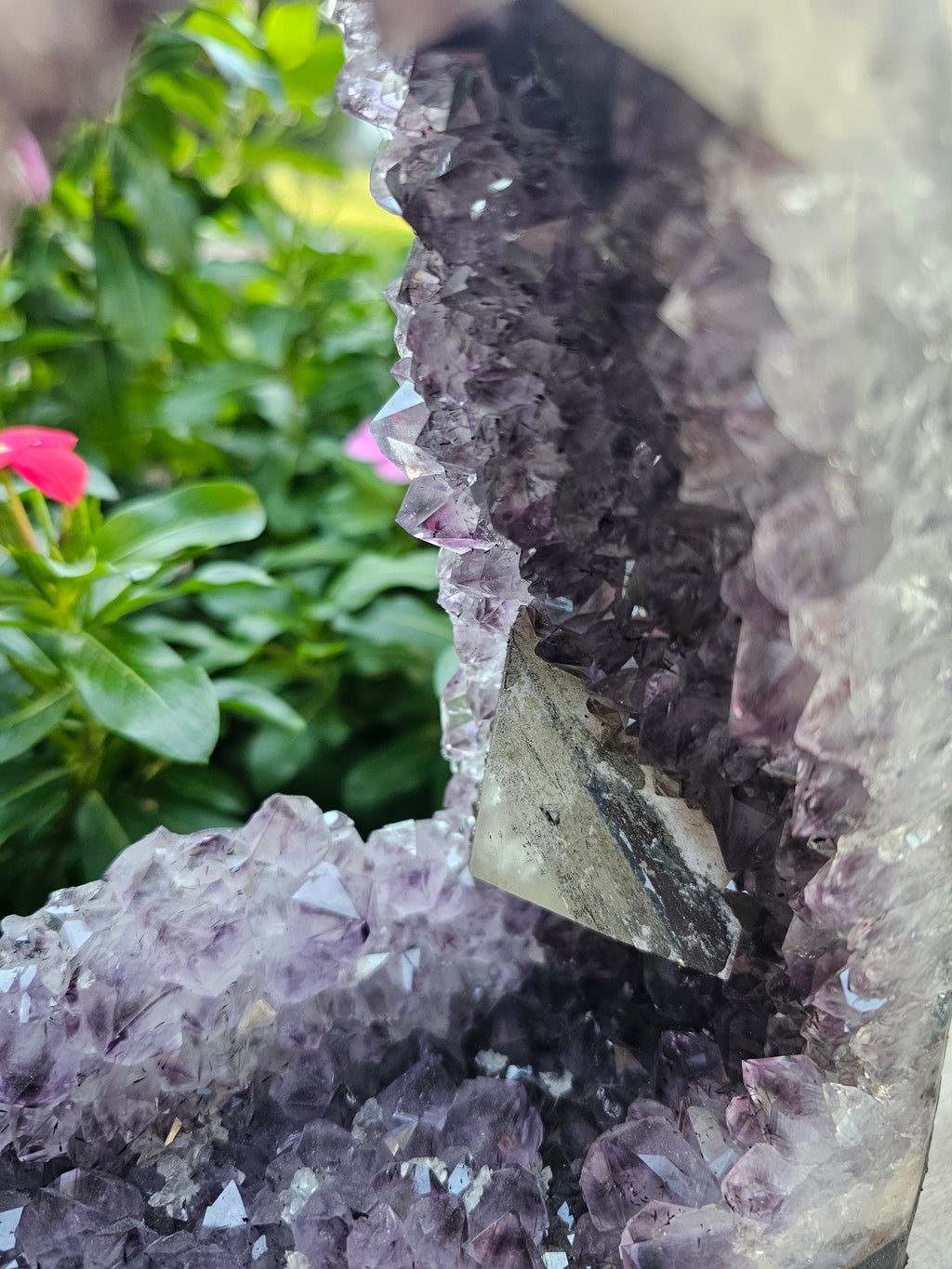 Amethyst Cathedral with Portal - 12.5" Tall Natural Crystal Geode