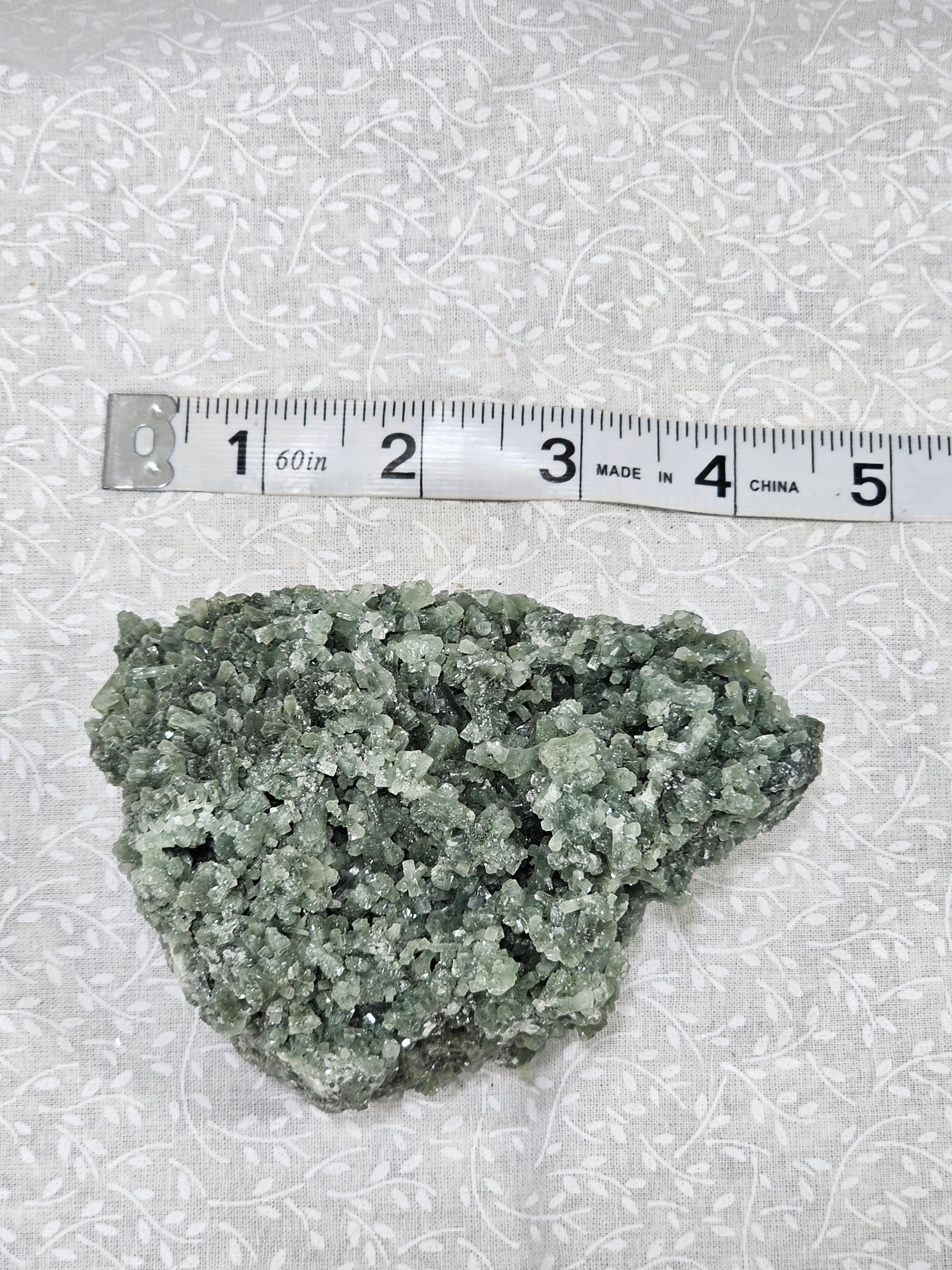 Prehnite Raw Crystal Cluster