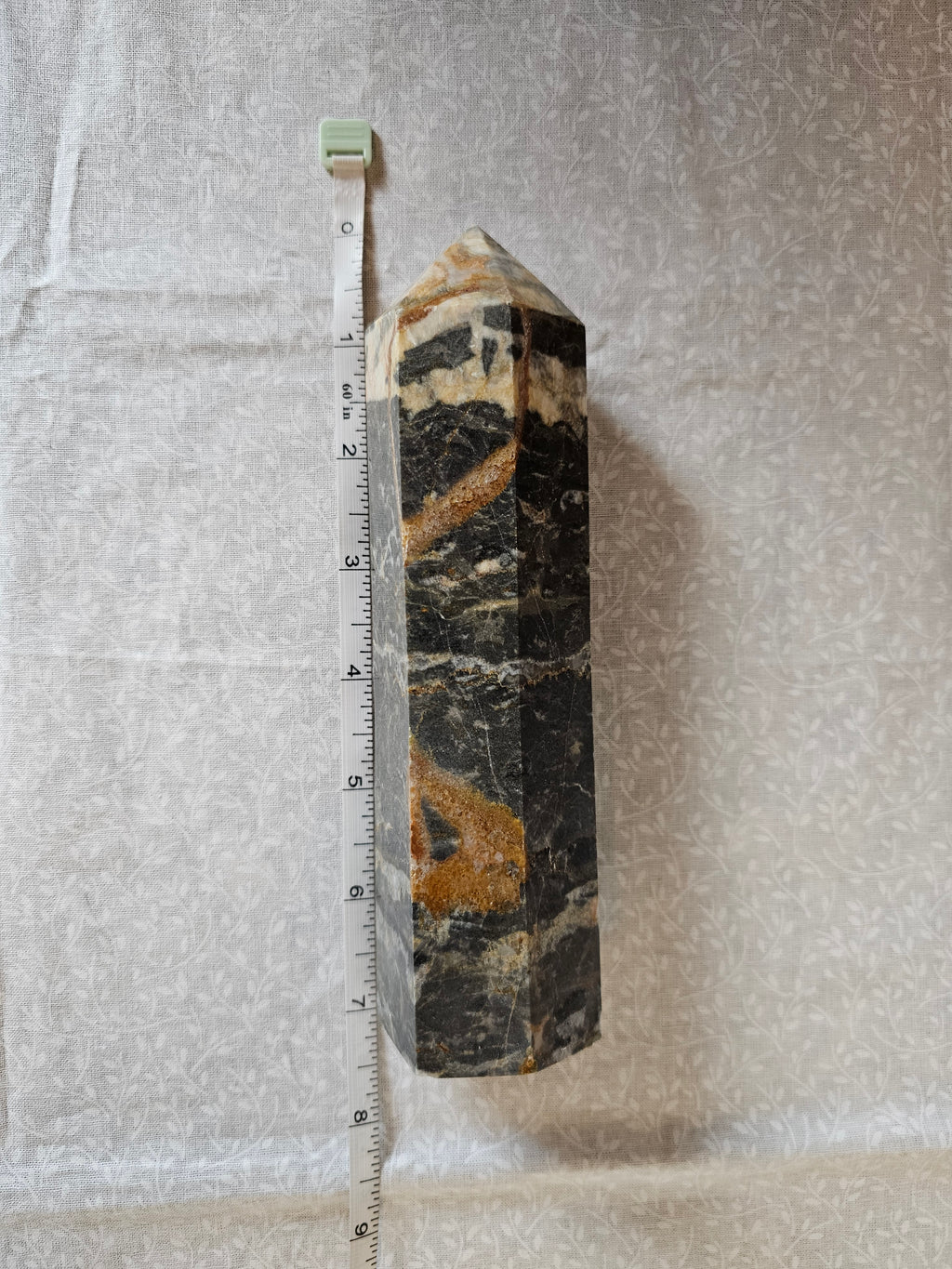 Zebra Jasper Crystal Tower 7.5 Inch