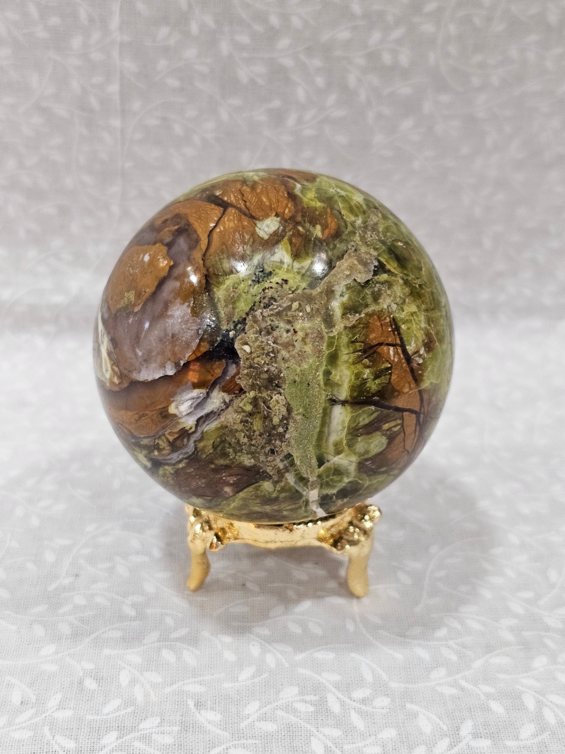 Green Opal Crystal Sphere