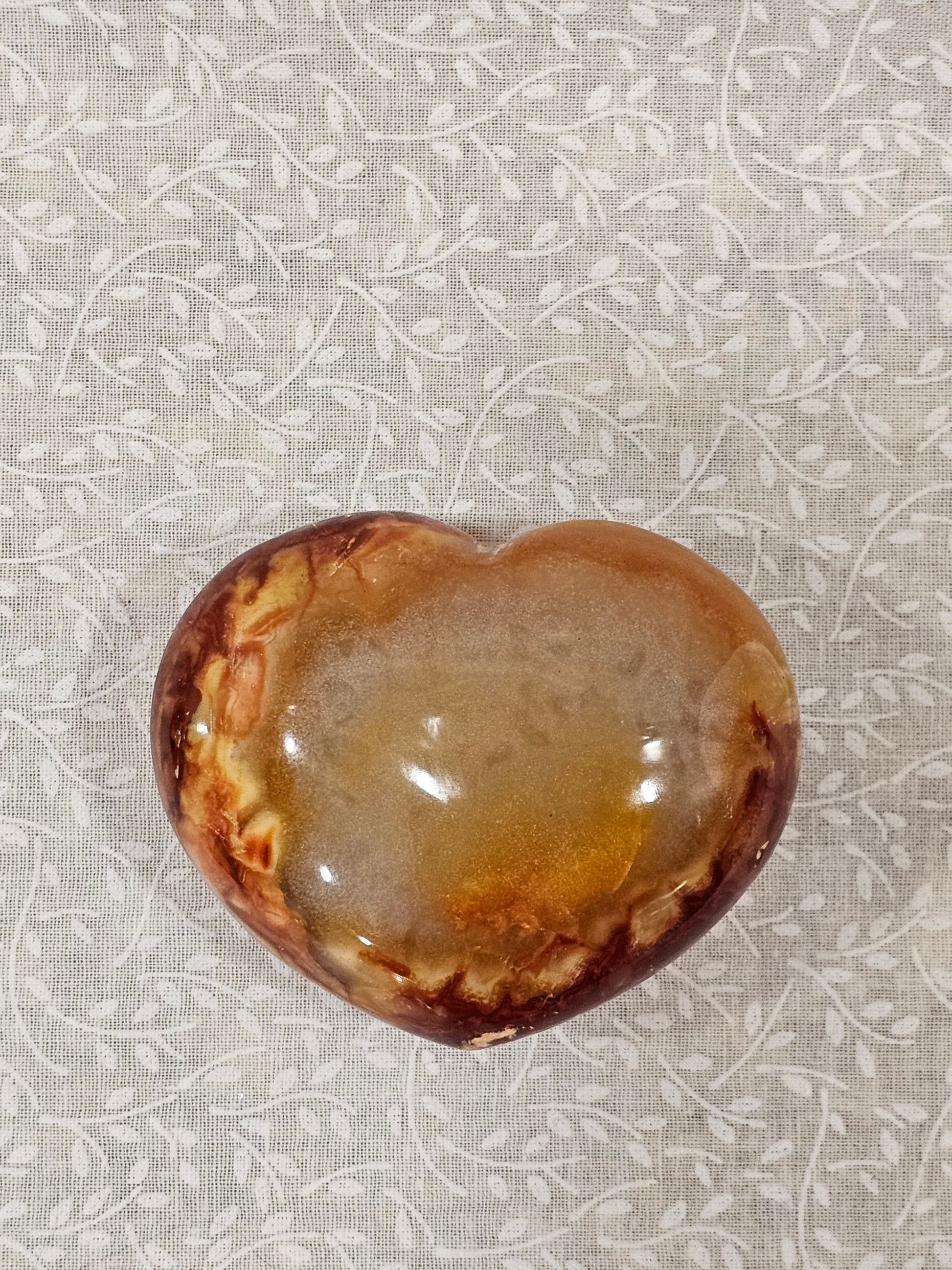 Carnelian Crystal Heart