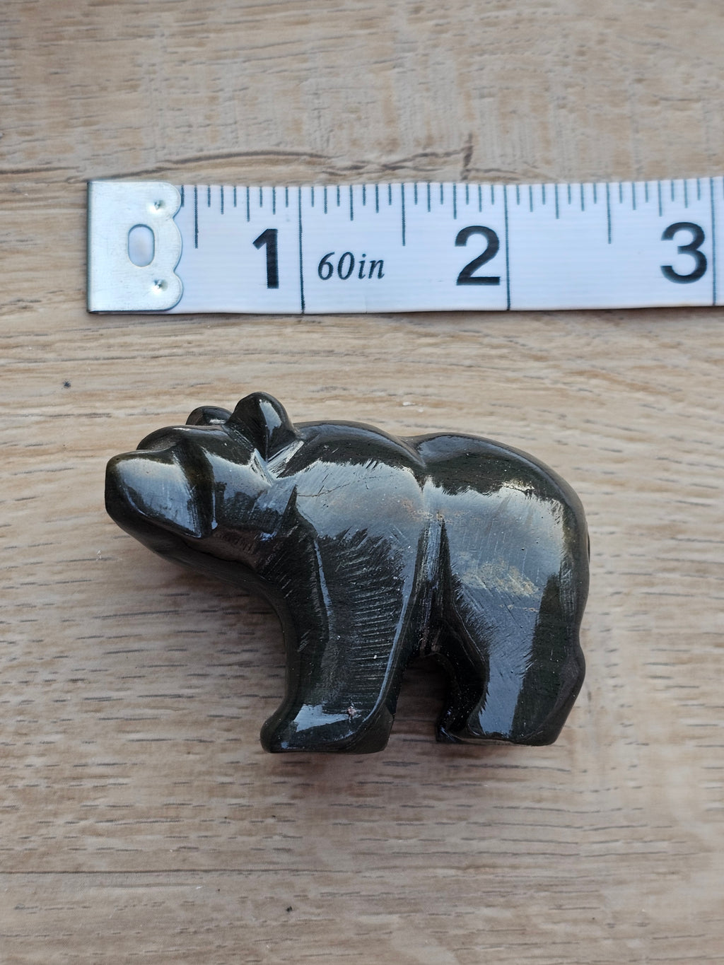 Black Obsidian Crystal Bear