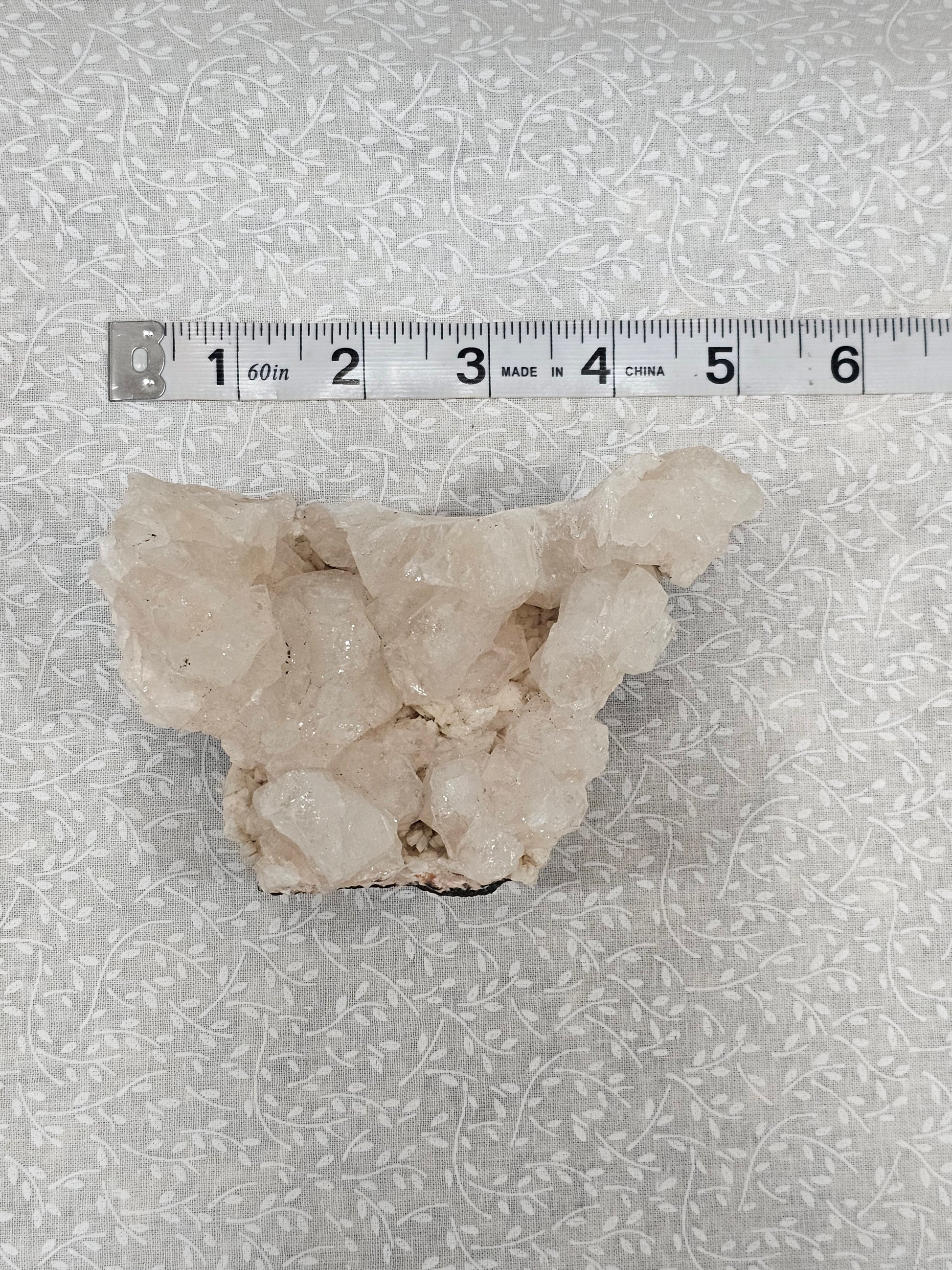 Apophyllite with Stillbite Raw Crystal Cluster
