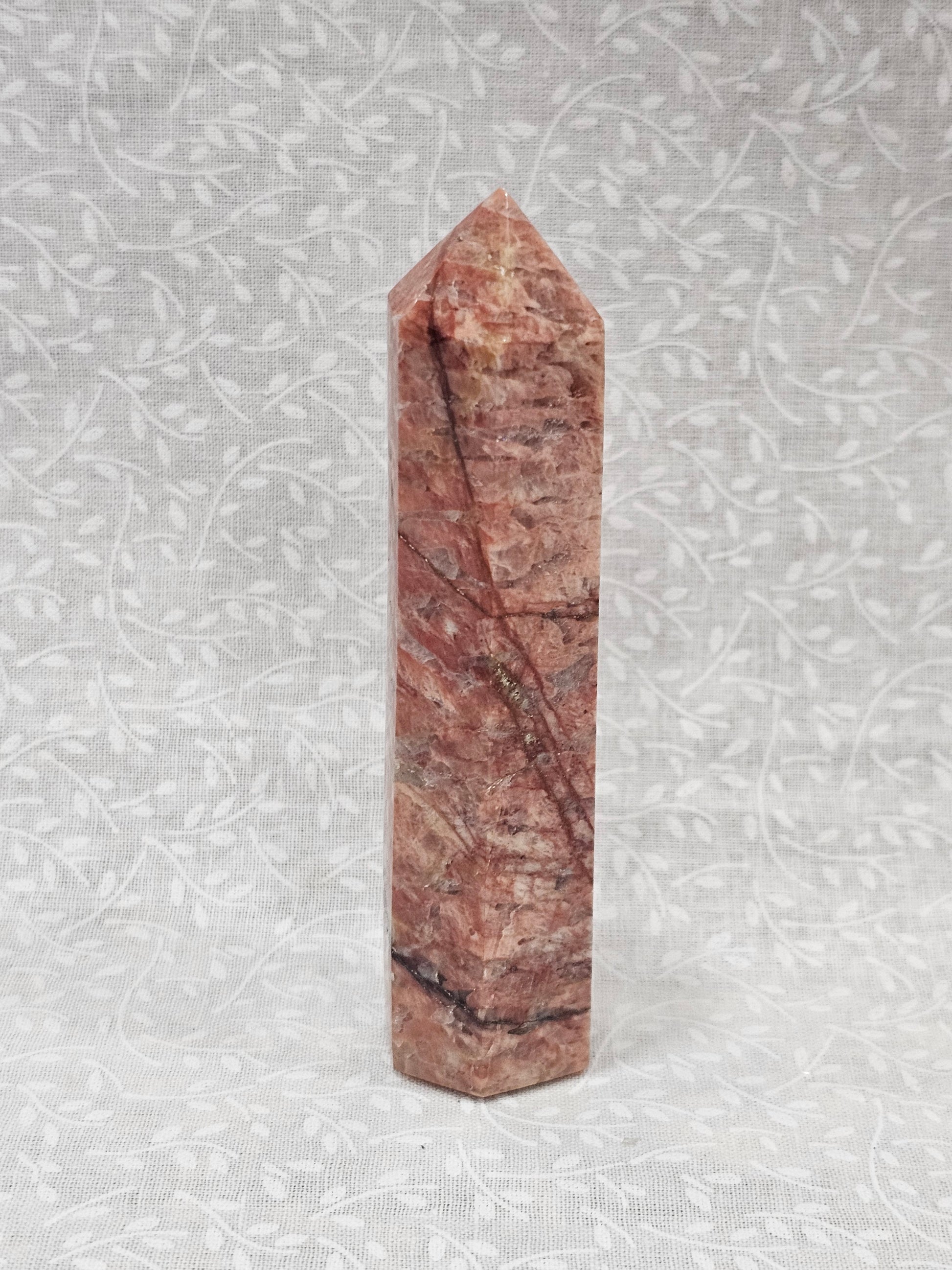 Red Granite Crystal Tower