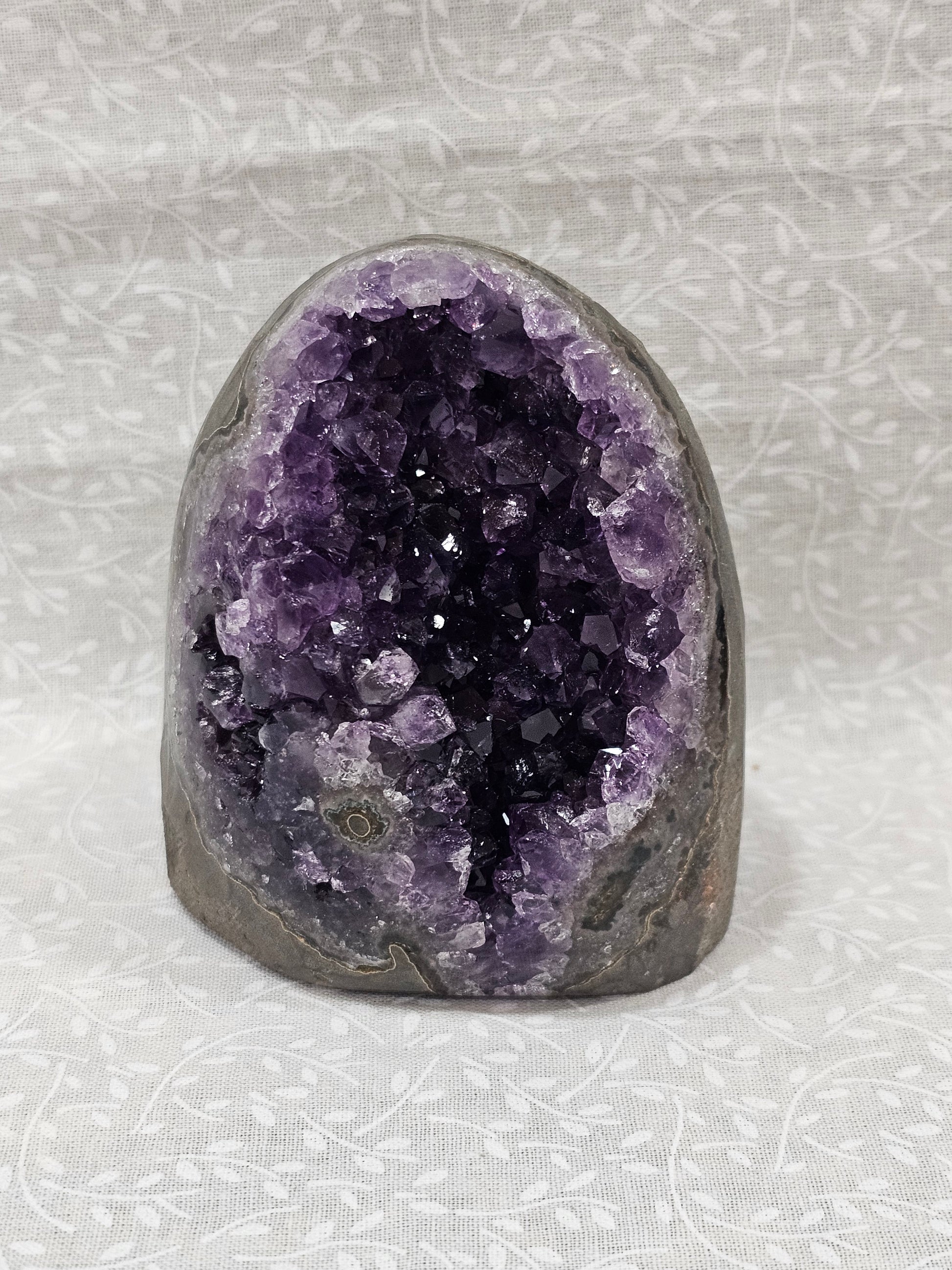 Amethyst Raw Crystal Cut Base