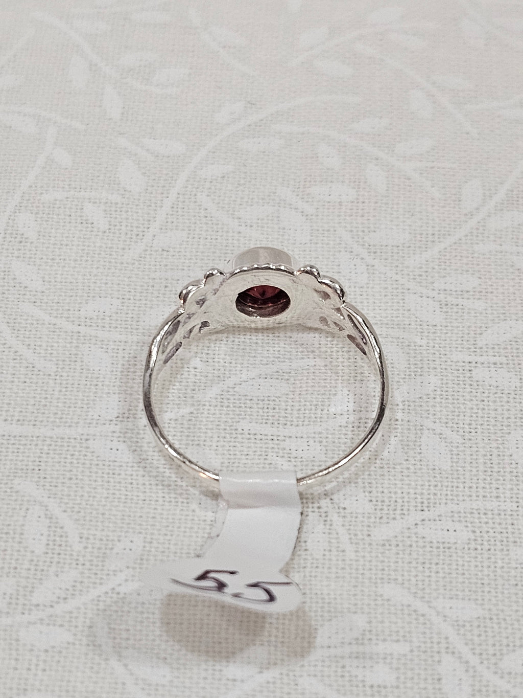 Sterling Silver Aura Opal Gemstone Ring