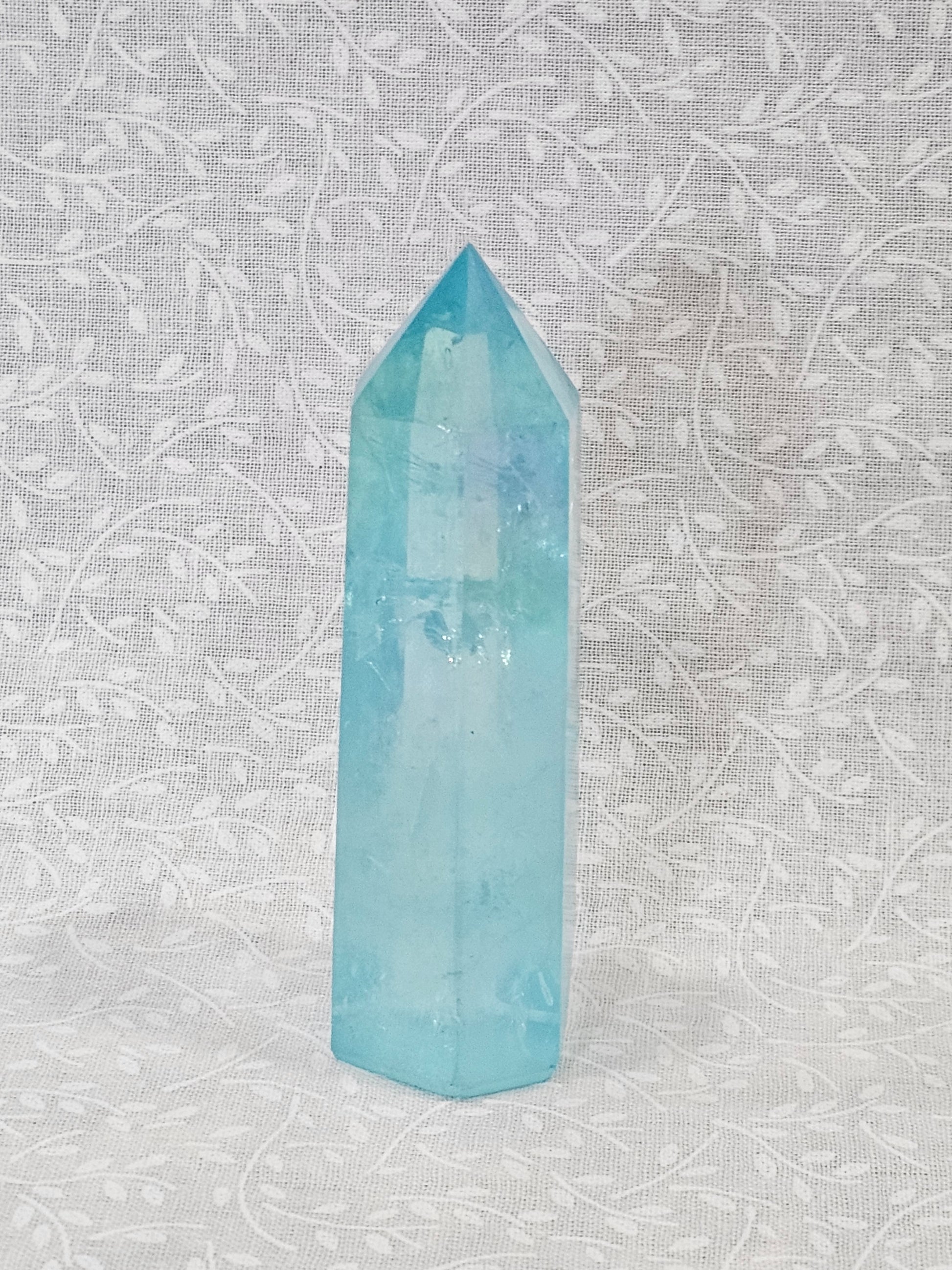 Blue Aqua Aura Crystal T