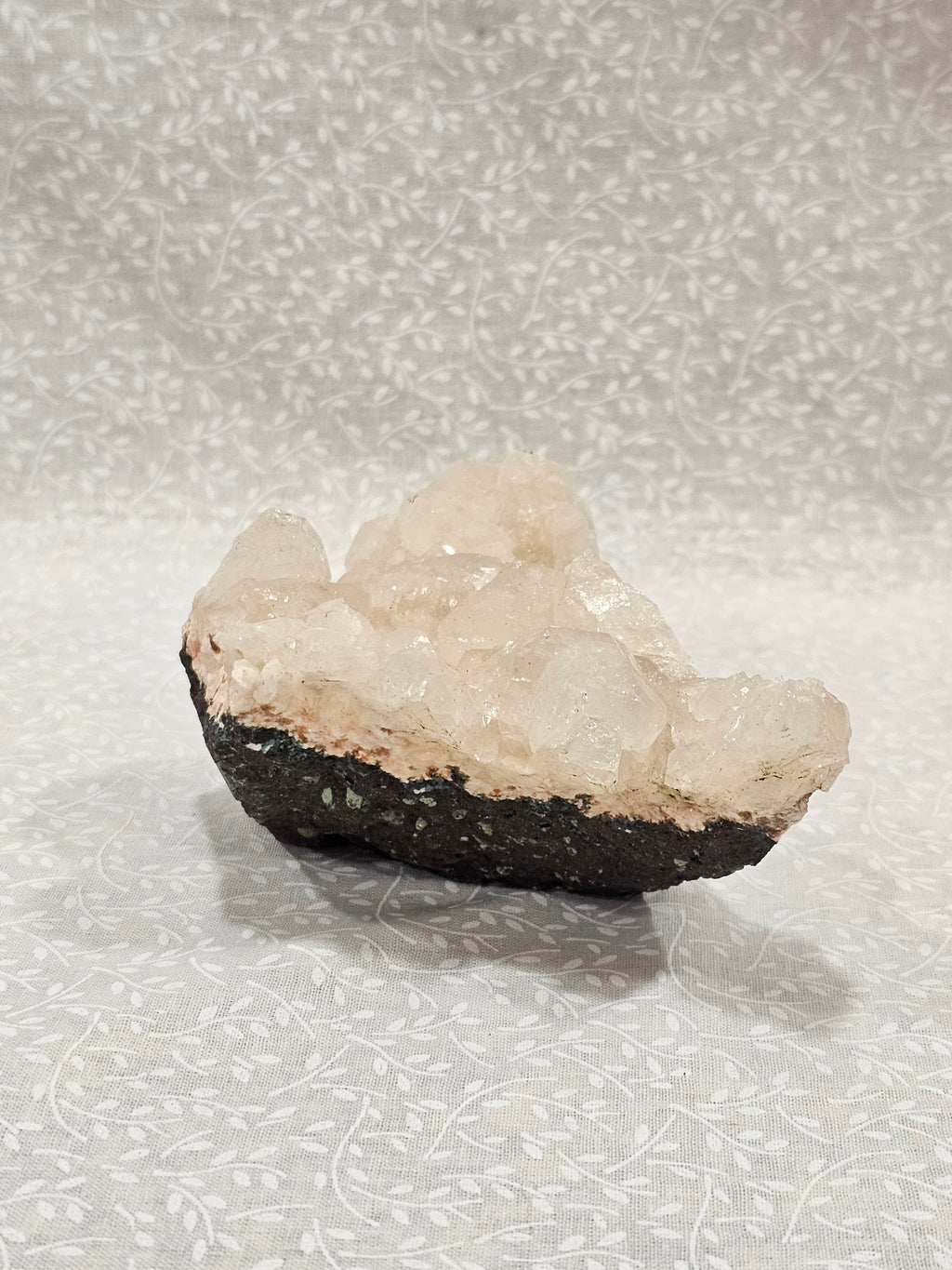 Apophyllite with Stillbite Raw Crystal Cluster