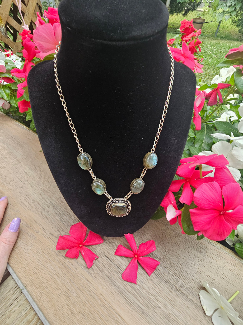 Labradorite Gemstone Necklace