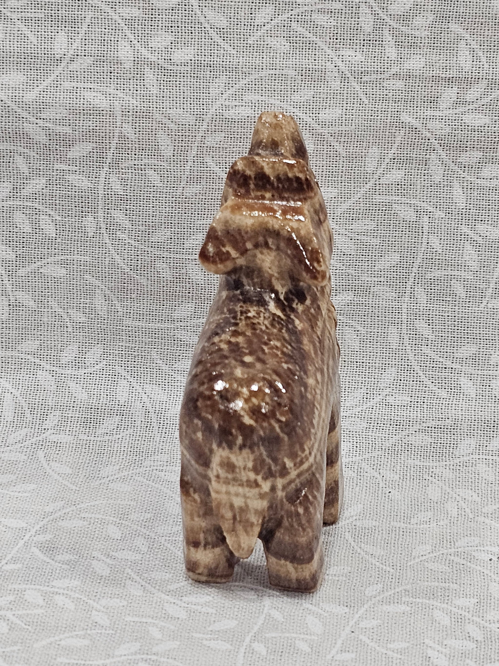 Soapstone Crystal Wolf