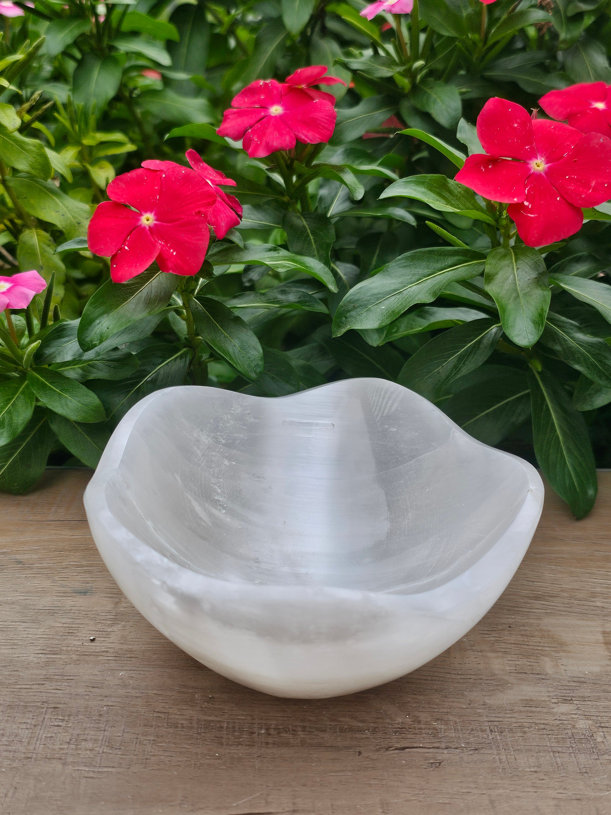 Selenite Crystal Bowl - Natural White Selenite Charging Bowl for Crystals