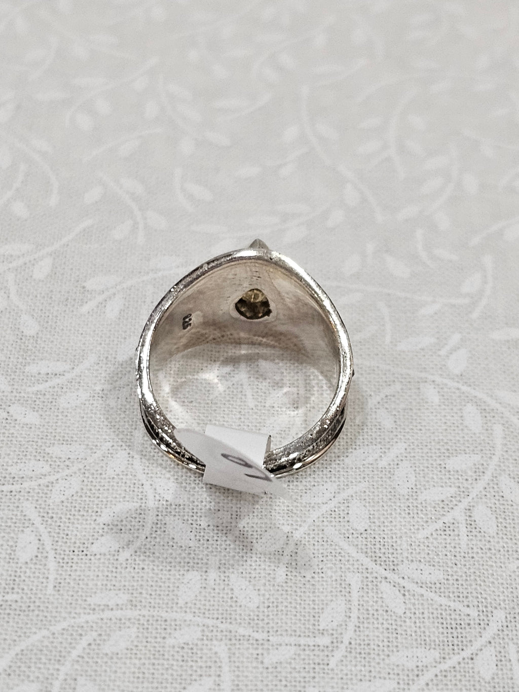 Sterling Silver Citrine Gemstone Ring 6
