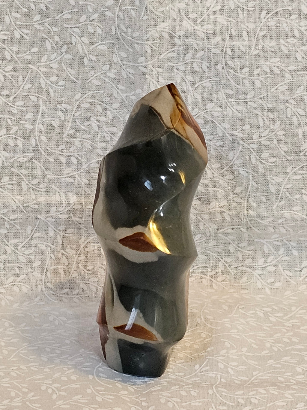 Polychrome Jasper Crystal Flame - Natural Stone