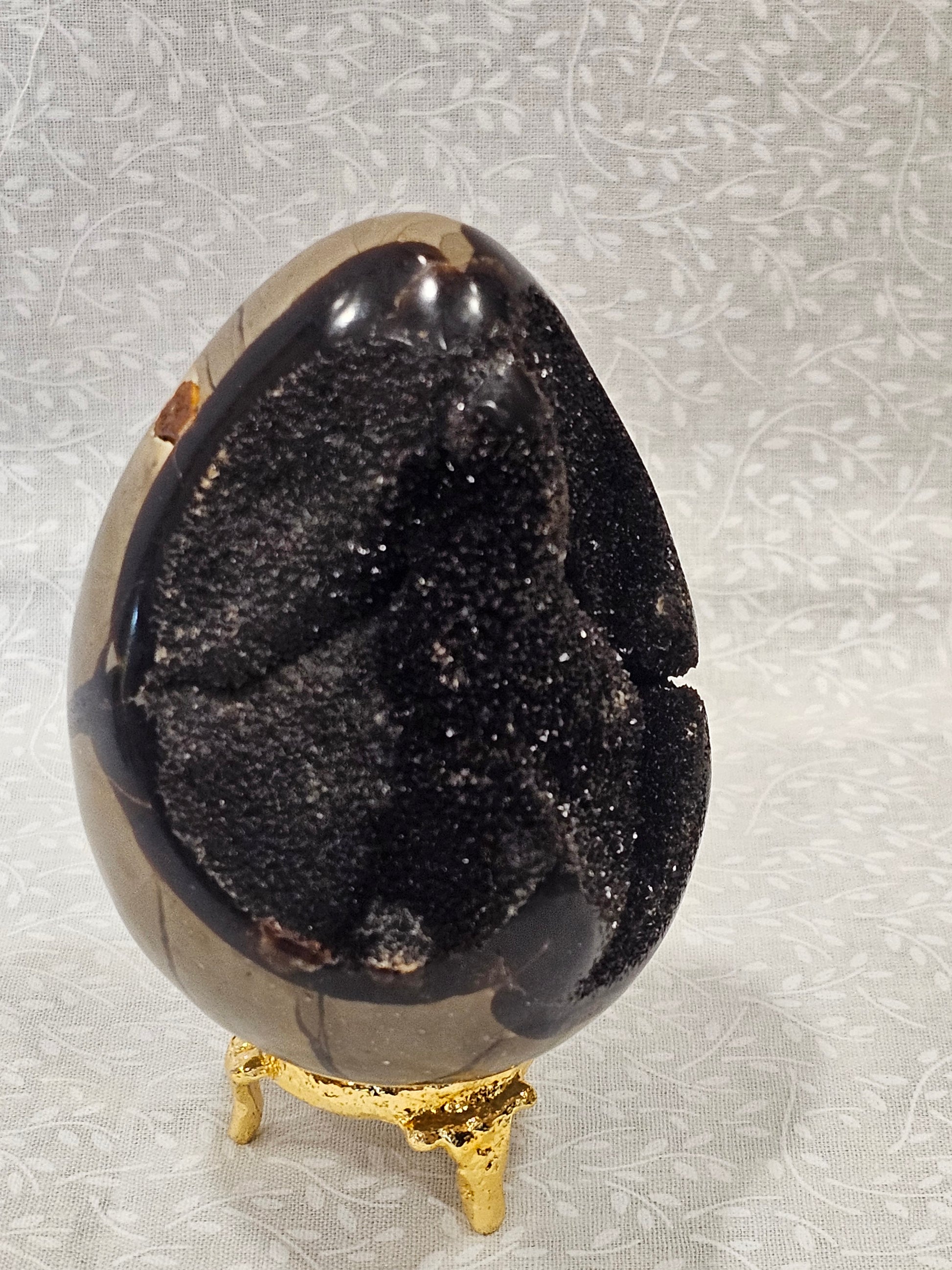 Septarian Crystal Dragon Egg
